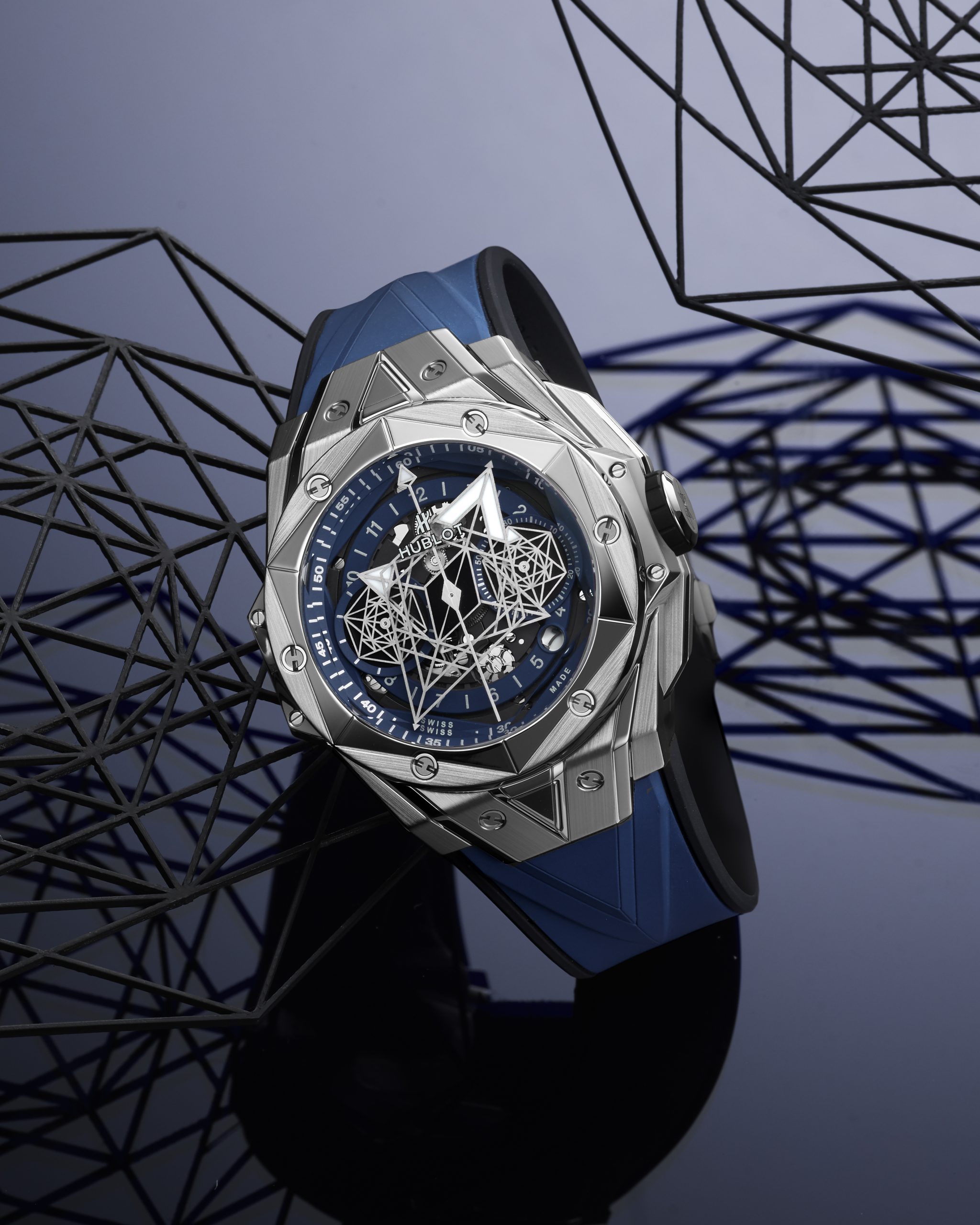 IMG_9086 Hublot Big Bang Sang Bleu II Titanium Blue 418.NX.5107.RX.MXM20 3