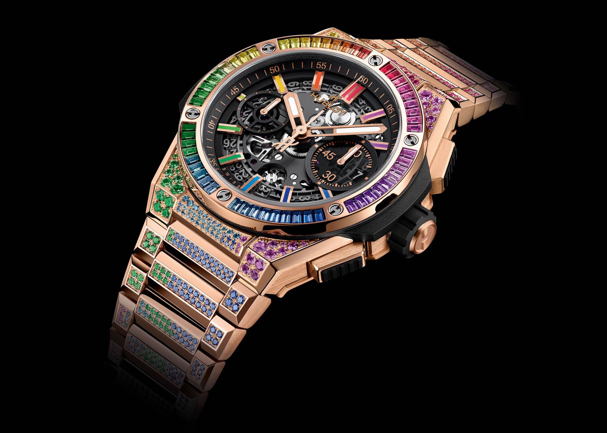 Hublot Big Bang Unico Integrated Rainbow 451.OX.1180.OX.3999 3