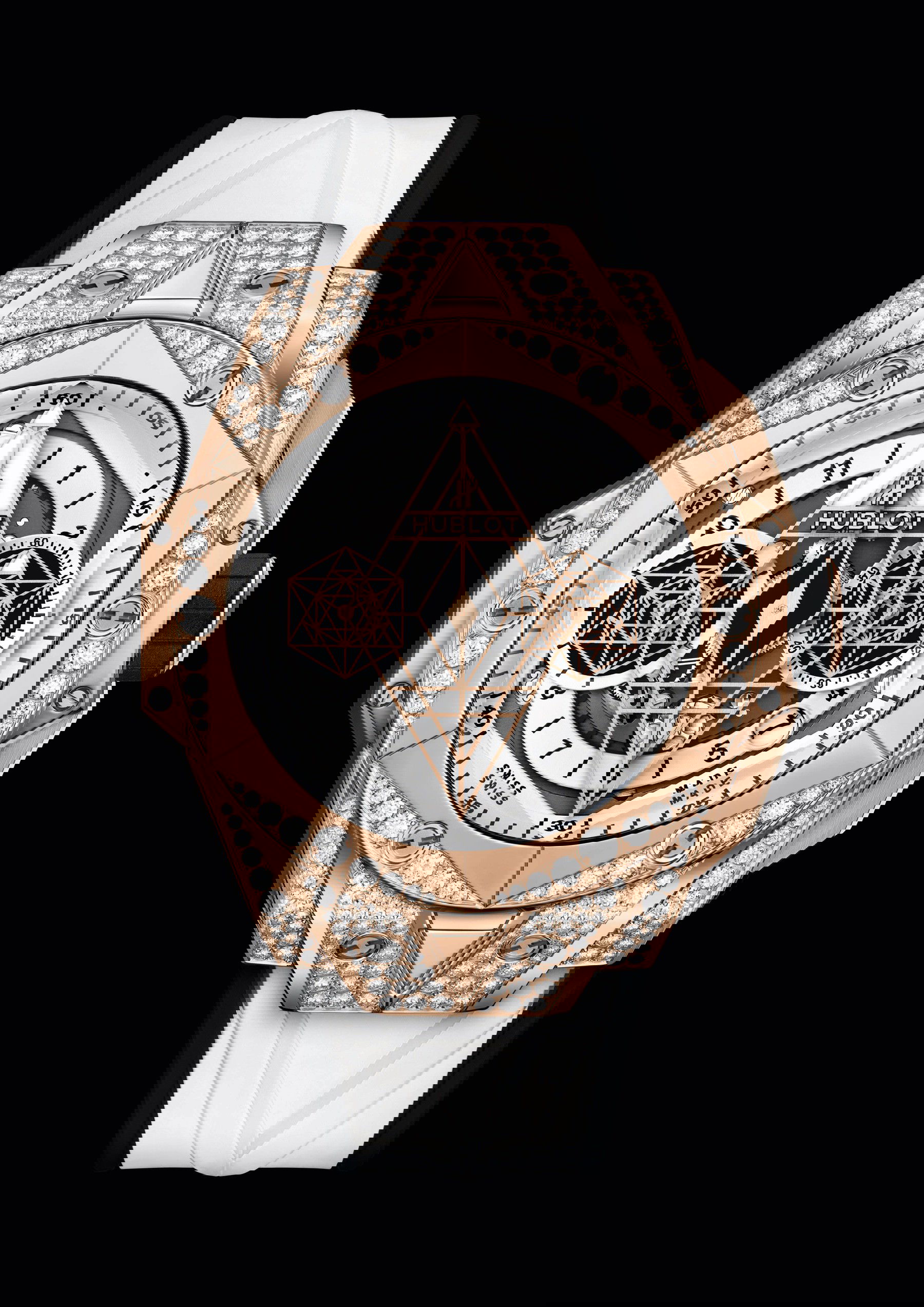 IMG_9086 Hublot Sang Bleu II King Gold White Pave 418.OX.2001.RX.1604.MXM20 3