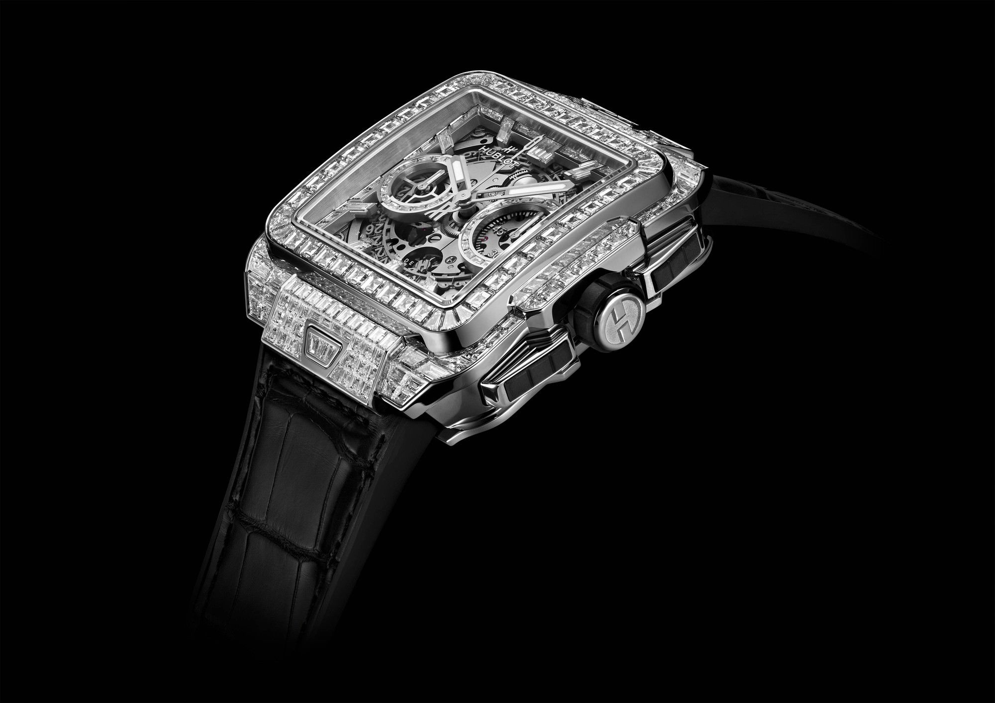 Hublot Square Bang Unico White Gold High Jewellery 821.WX.9017.LR.9904 3