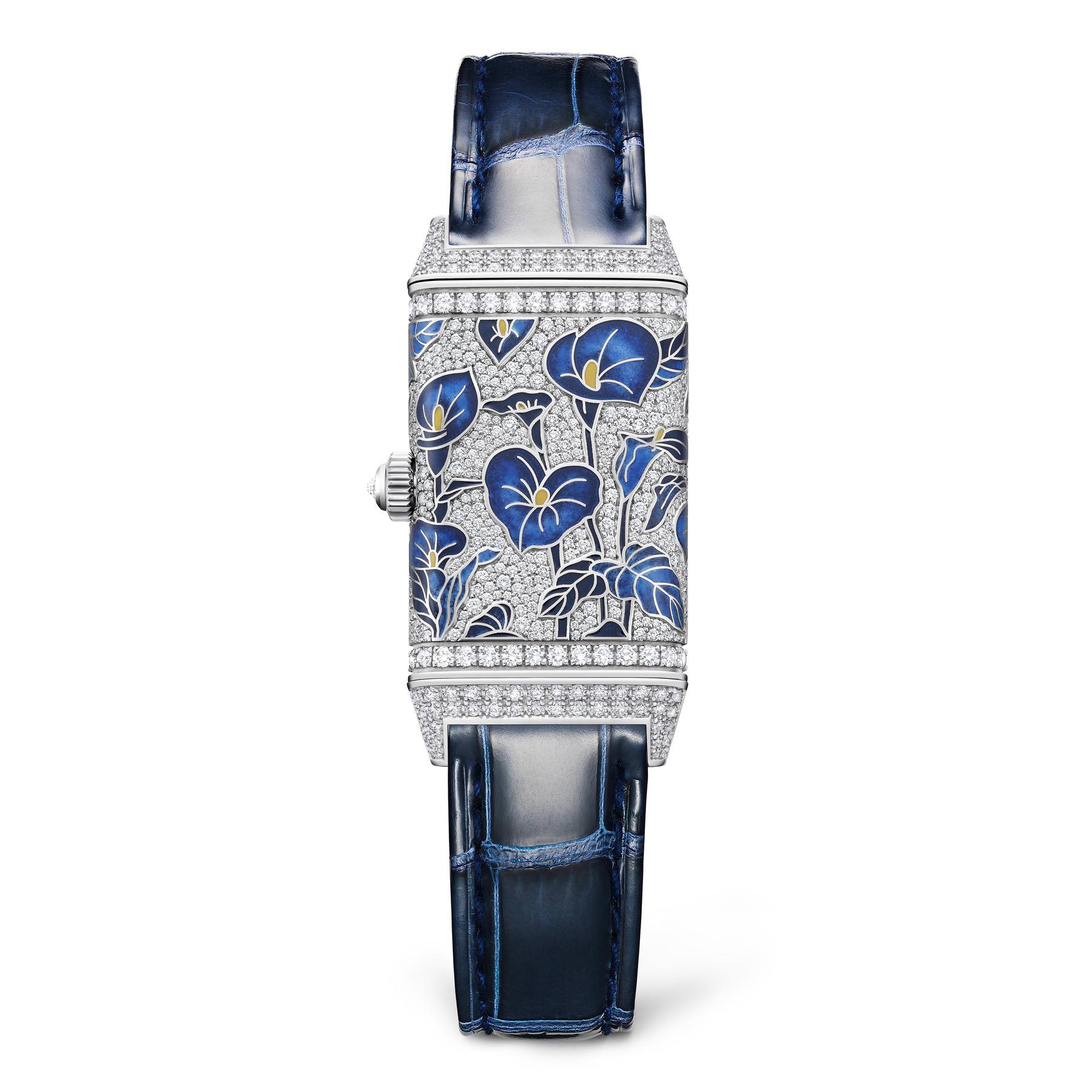 Jaeger-LeCoultre Reverso One Precious Flowers Blue Arums Q3293401 3