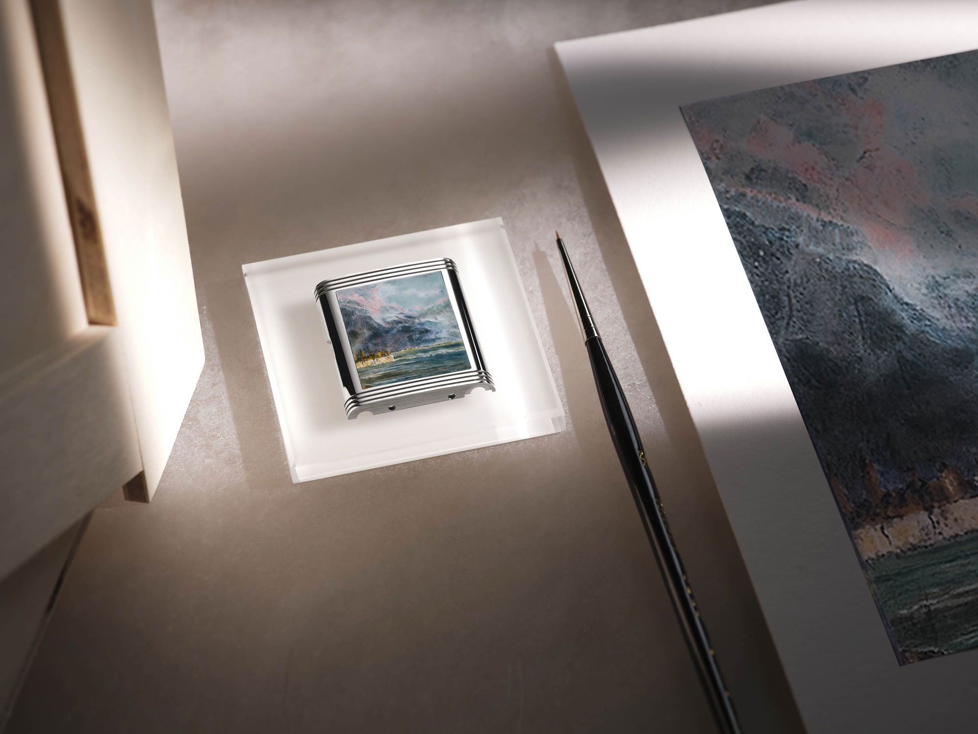 IMG_9086 Jaeger-LeCoultre Reverso Tribute Enamel Hidden Treasure – Courbet Q39334C2 3