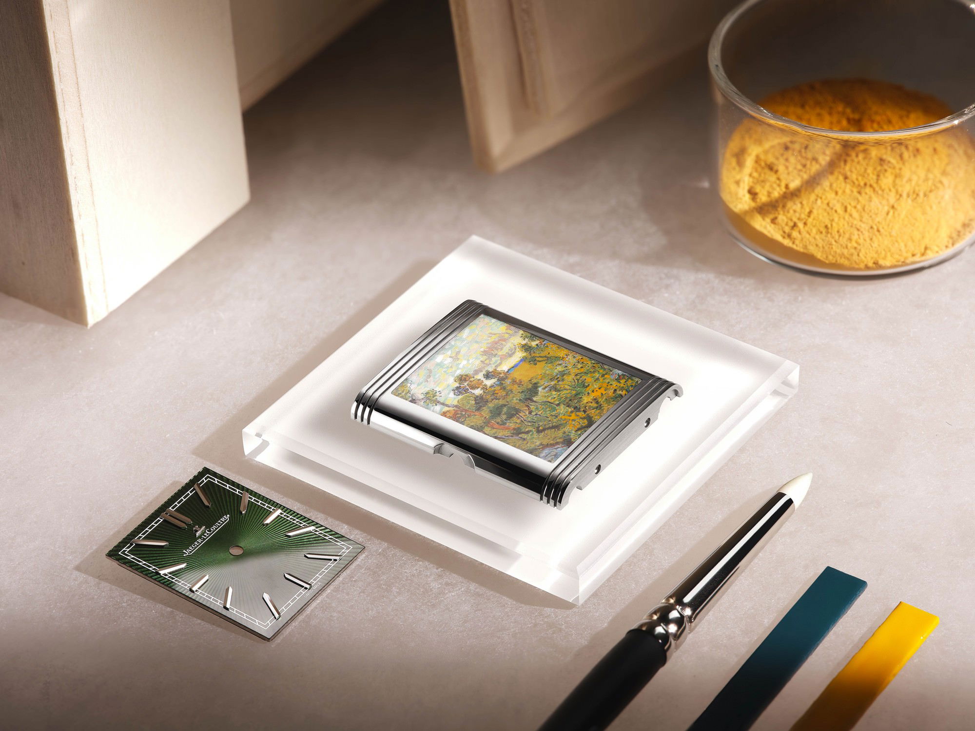 IMG_9086 Jaeger-LeCoultre Reverso Tribute Enamel Hidden Treasure – Van Gogh Q39334V1 3