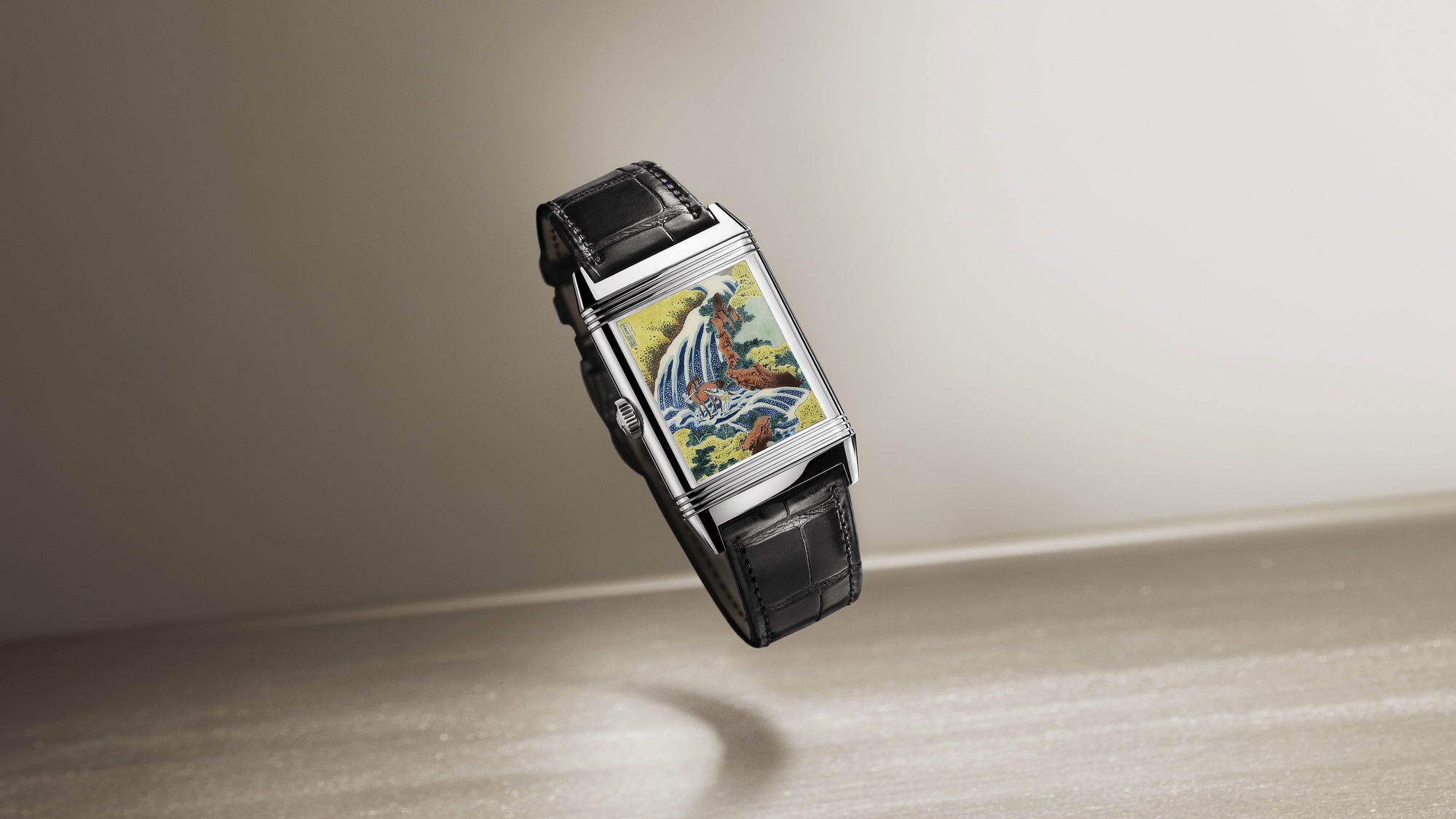 Jaeger-LeCoultre Reverso Tribute Enamel Hokusai – The Waterfall at Yoshino Q39334T4 3