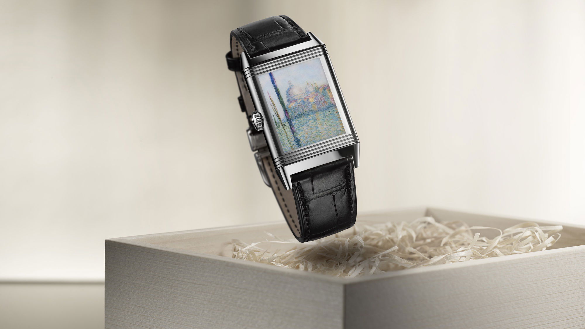Jaeger-LeCoultre Reverso Tribute Enamel Monet – The Grand Canal Q39334M5 3