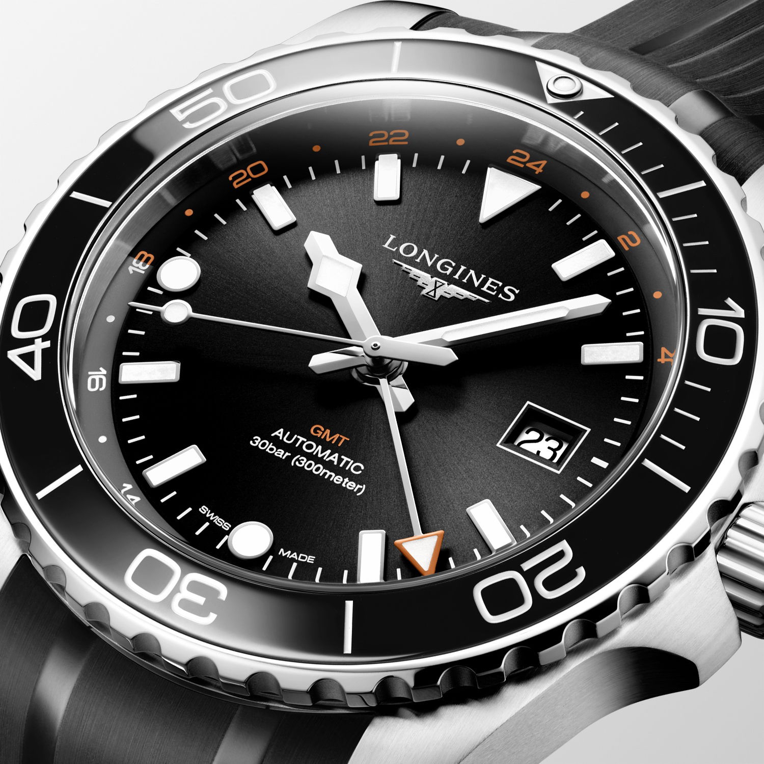 Longines Hydroconquest GMT 43 L3.890.4.56.9 3