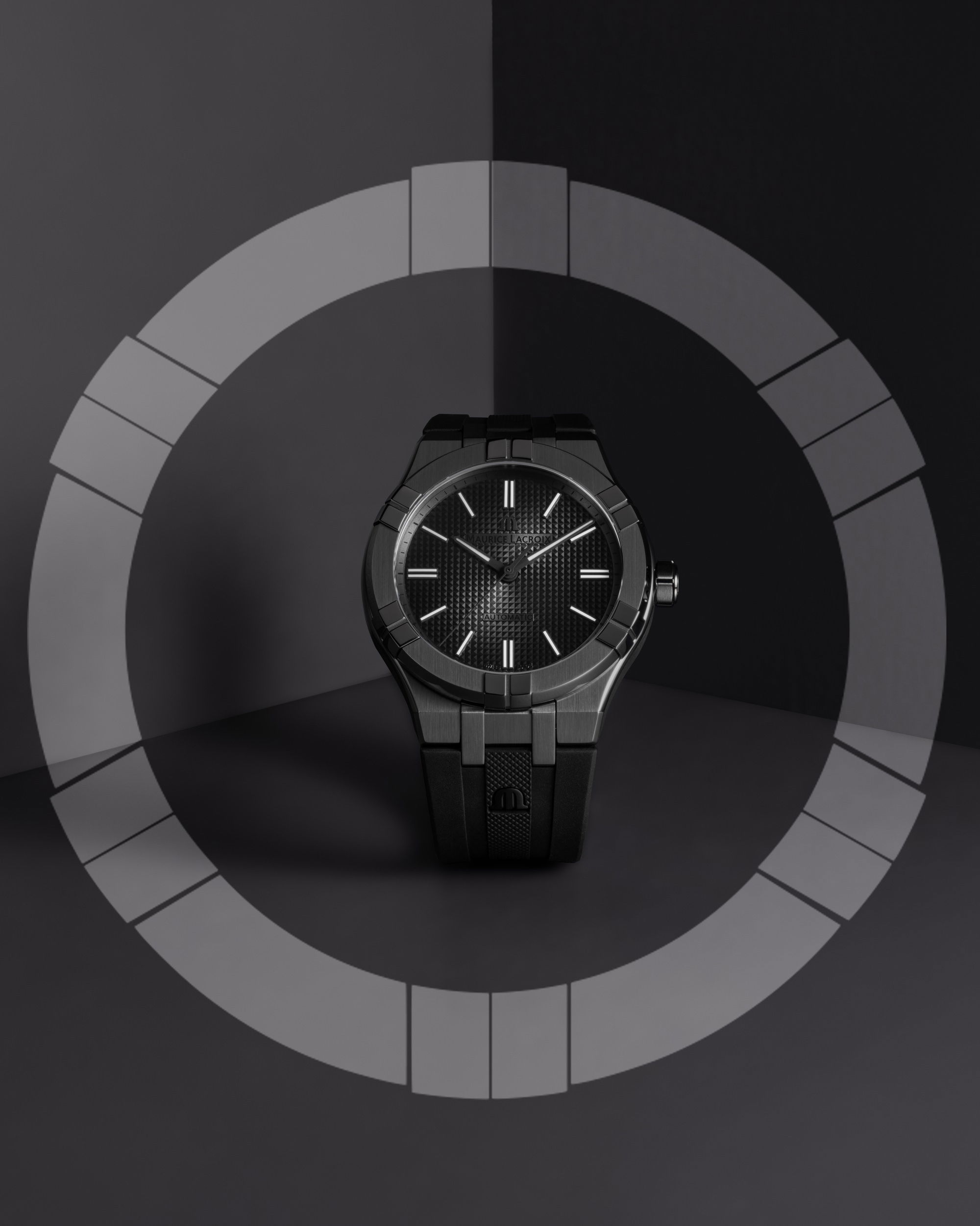 Maurice Lacroix Aikon Automatic 42 Gunmetal PVD Limited Edition AI6008-PVB00-330-2 3