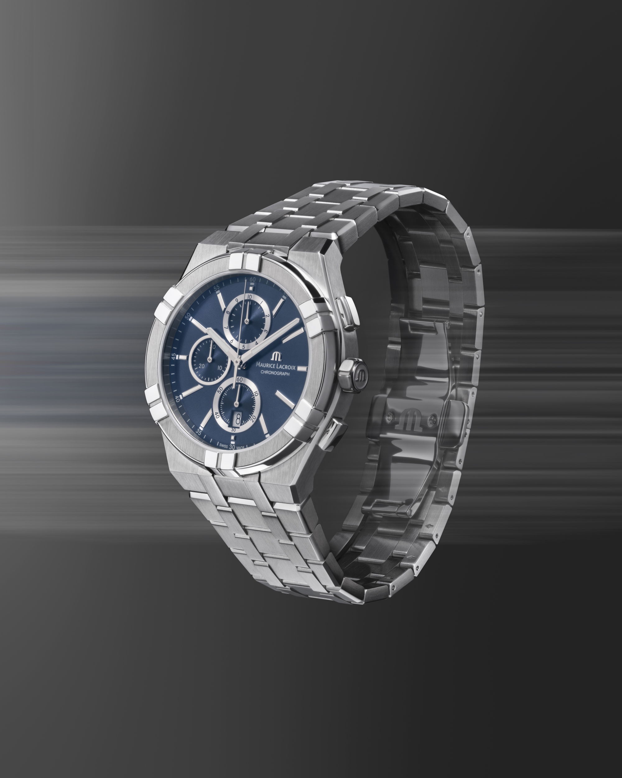 Maurice Lacroix Aikon Quartz Chronograph 42 AI1118-SS002-430-1 3