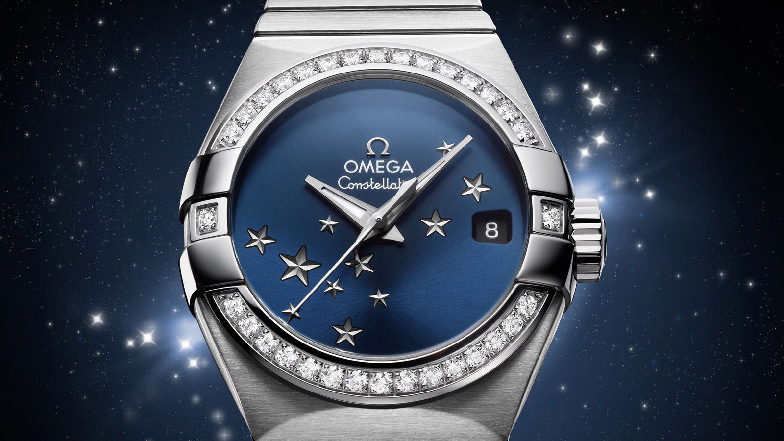IMG_9086 Omega Constellation Co-Axial Chronometer 27 mm Orbis Constellation Series Star Watch 123.15.27.20.03.001 3