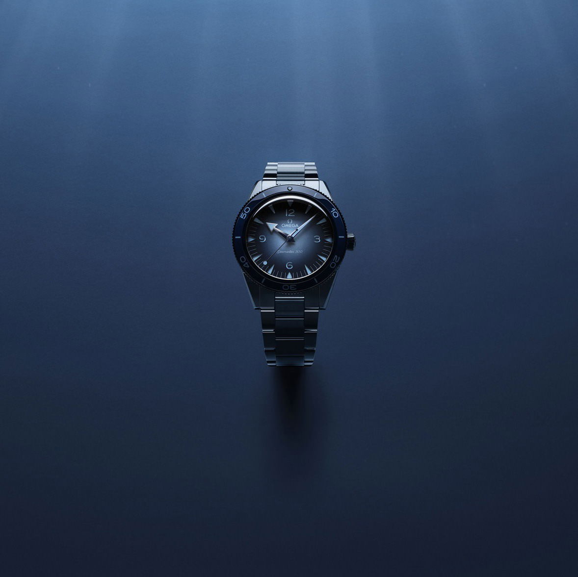 Omega Seamaster Diver 300M Co-Axial Master Chronometer Summer Blue 234.30.41.21.03.002 3