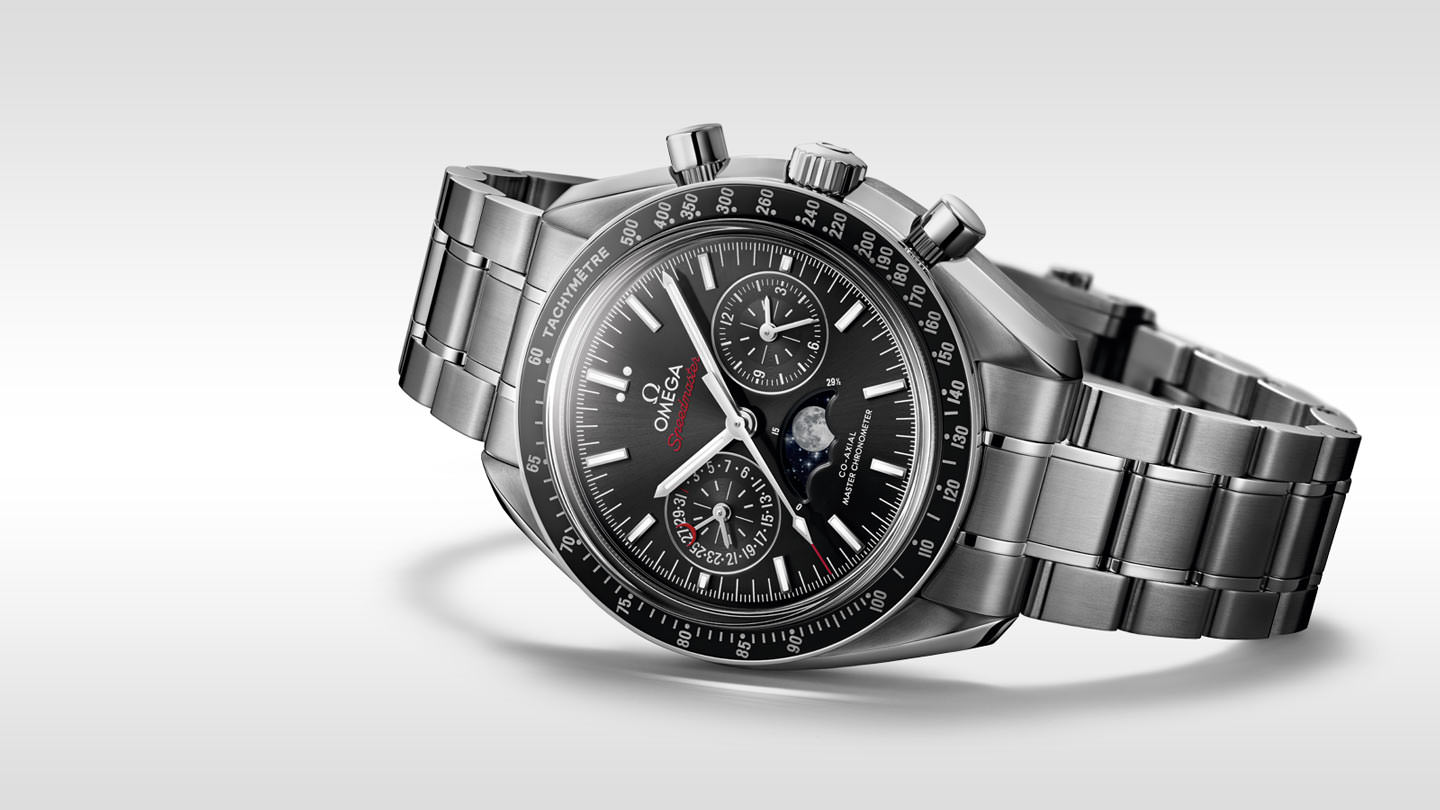 IMG_9086 Omega Speedmaster Moonphase Co-Axial Master Chronometer Moonphase Chronograph 44.25 mm 304.30.44.52.01.001 3