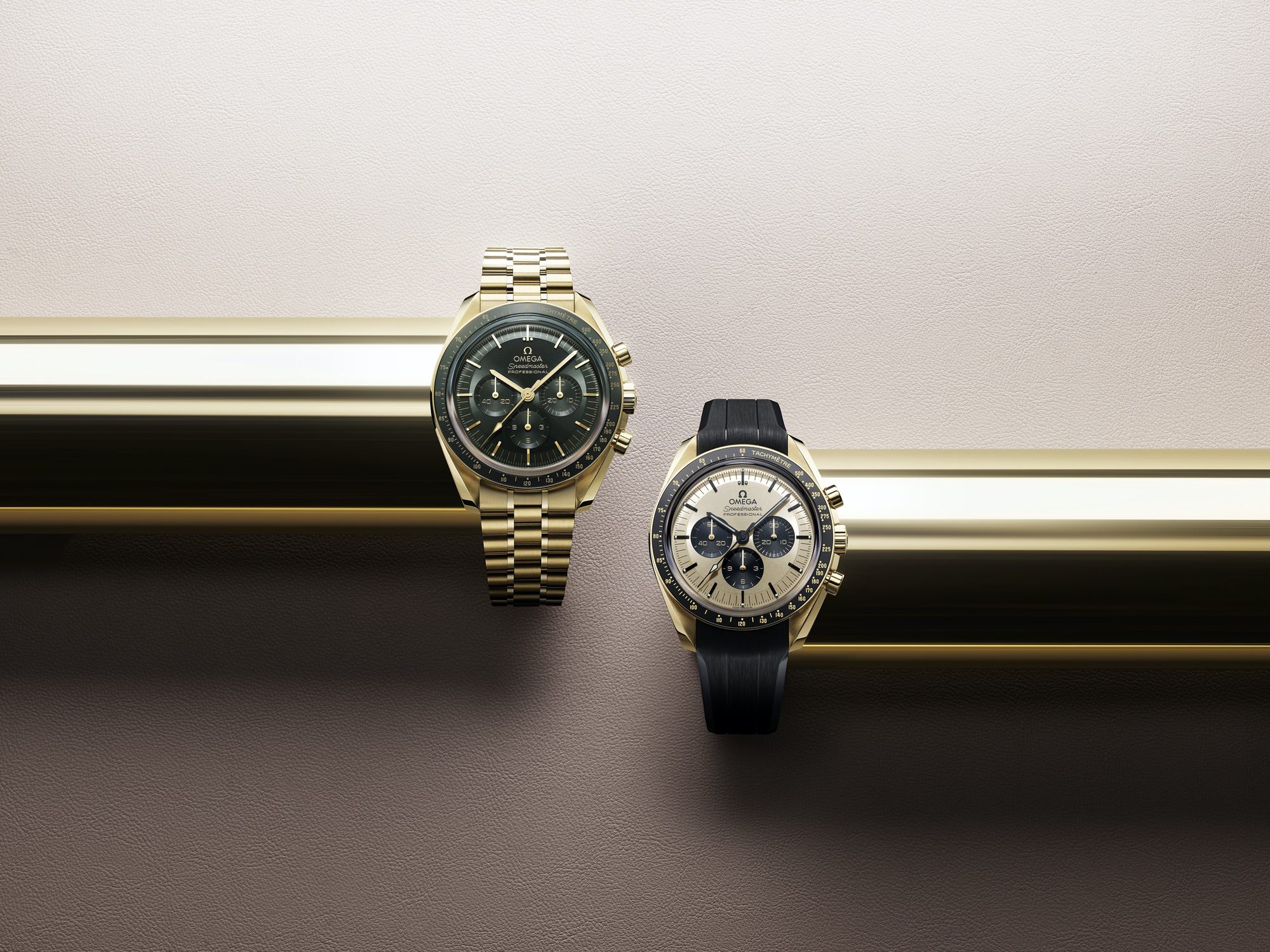 Omega Speedmaster Moonwatch Co-Axial Master Chronometer Chronograph 42 mm Moonshine Gold 310.60.42.50.10.001 3