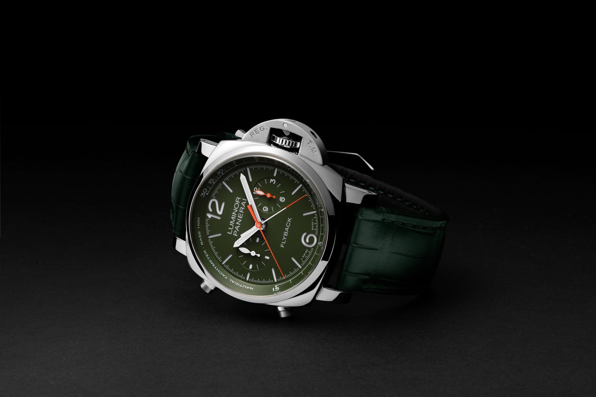 Panerai Luminor Chrono Flyback Verde Militare PAM01296 3