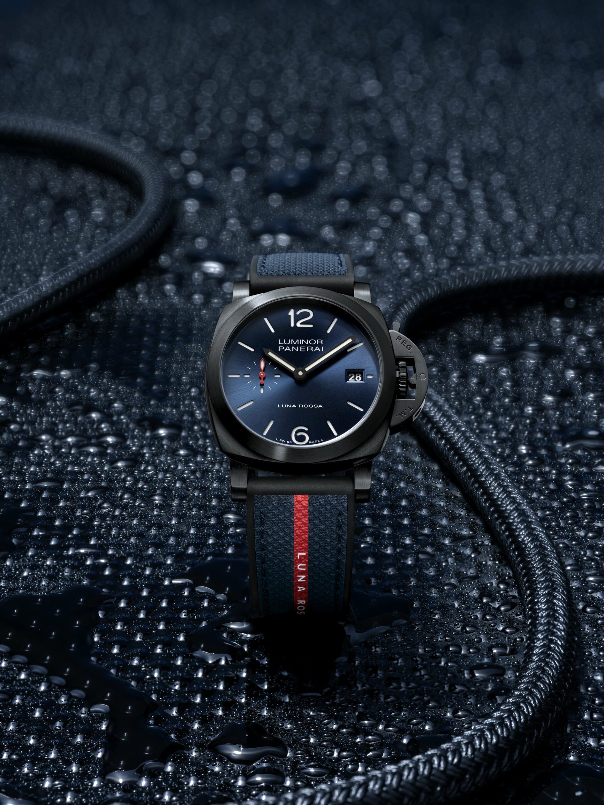 IMG_9086 Panerai Luminor Quaranta Steel DLC Luna Rossa PAM01408 3