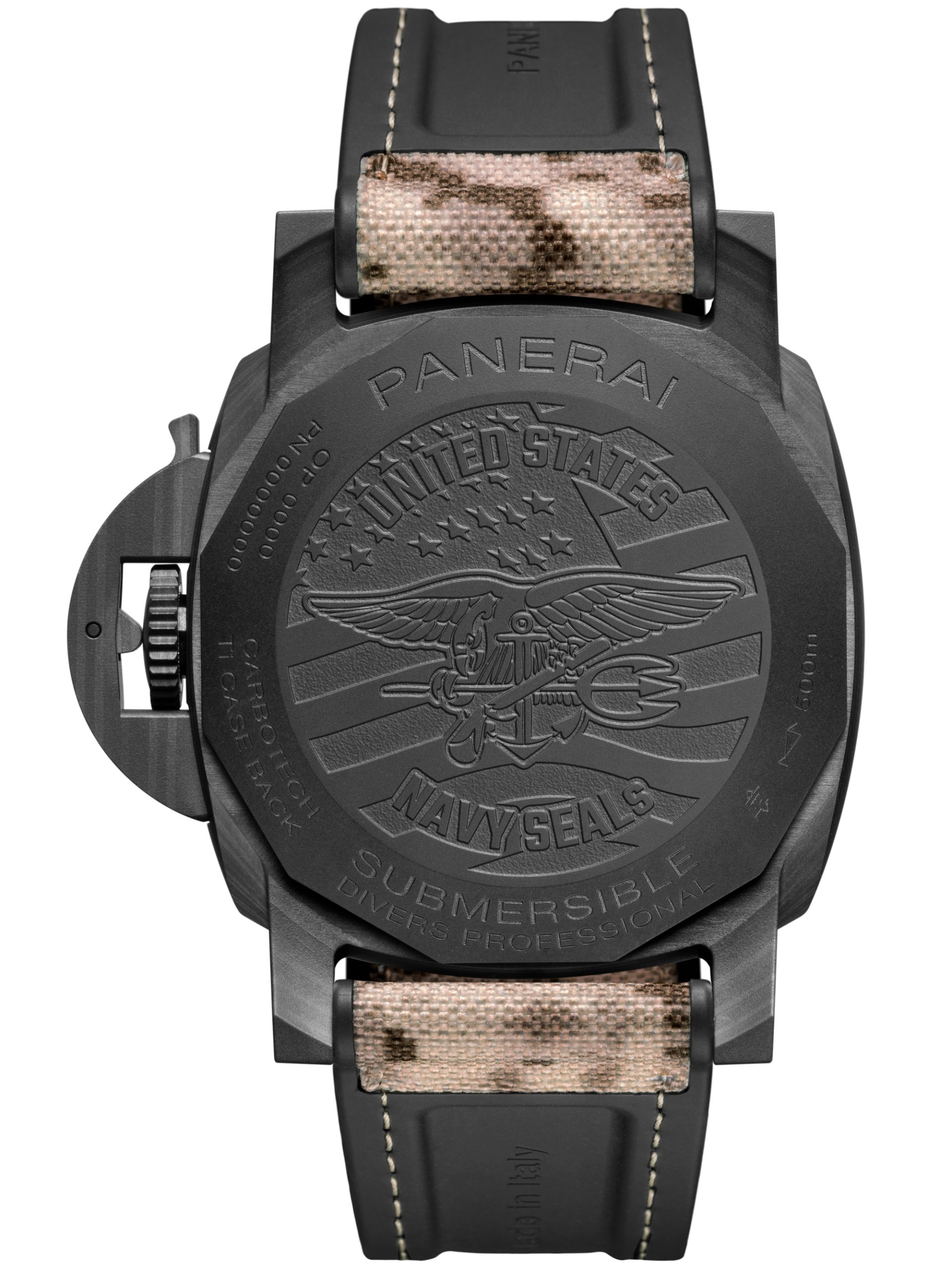 IMG_9086 Panerai Submersible QuarantaQuattro GMT Navy SEALs Carbotech PAM01513 3