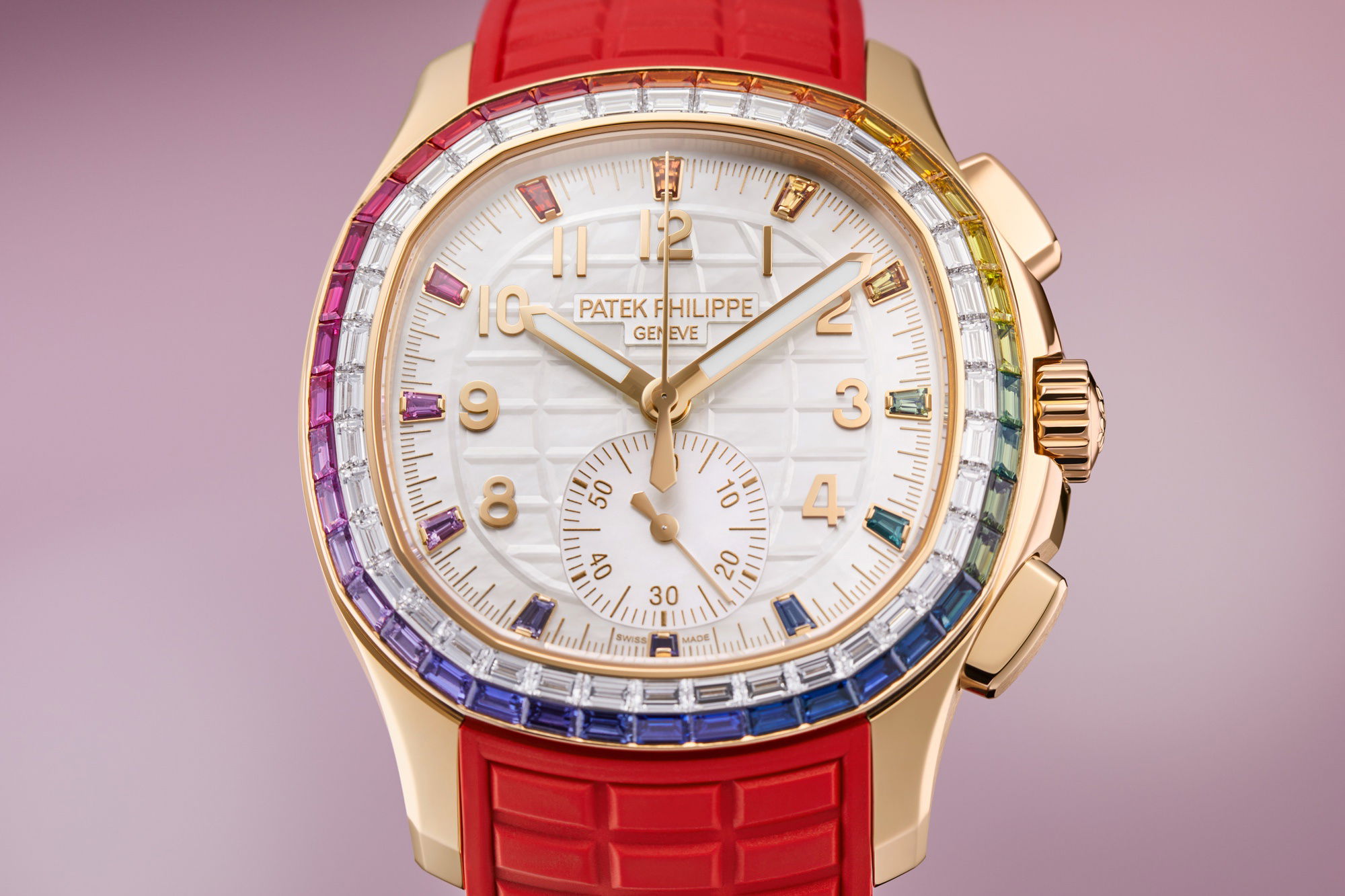 IMG_9086 Patek Philippe Aquanaut Luce “Rainbow” Chronograph 7968/300R-001 3