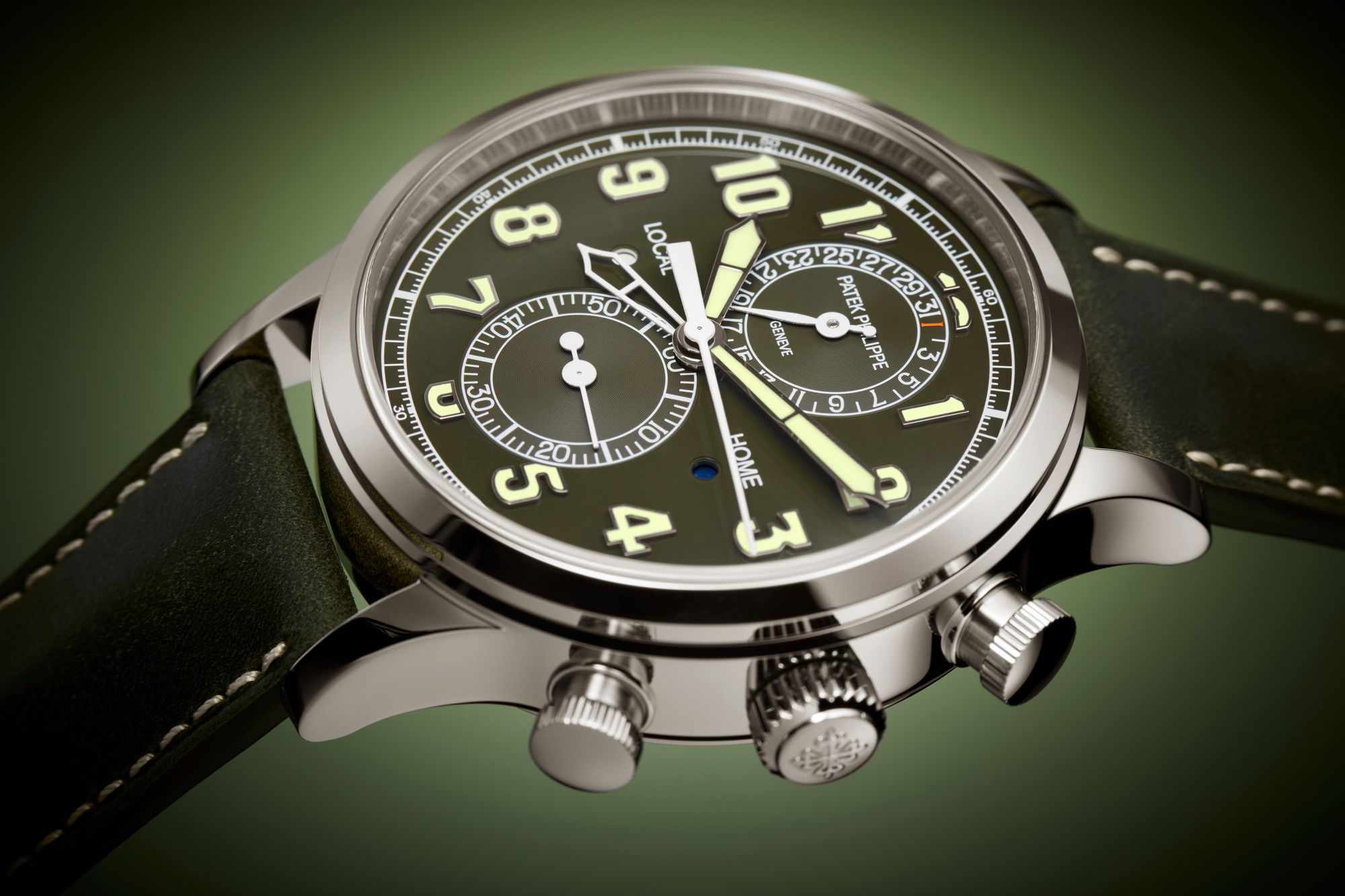 IMG_9086 Patek Philippe Calatrava Pilot Travel Time Chronograph 5924G-010 3