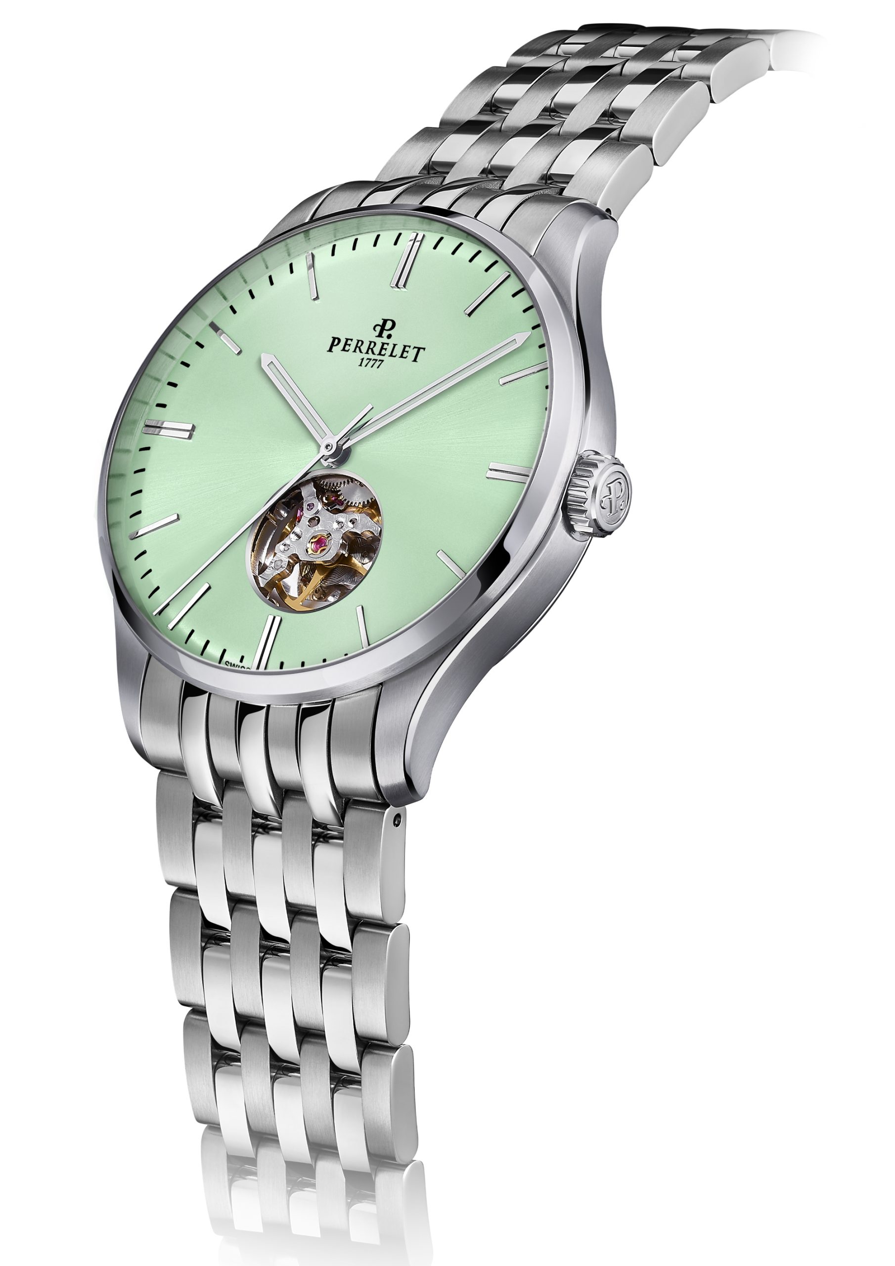 Perrelet Weekend Open Heart Green Mint A1302/B 3