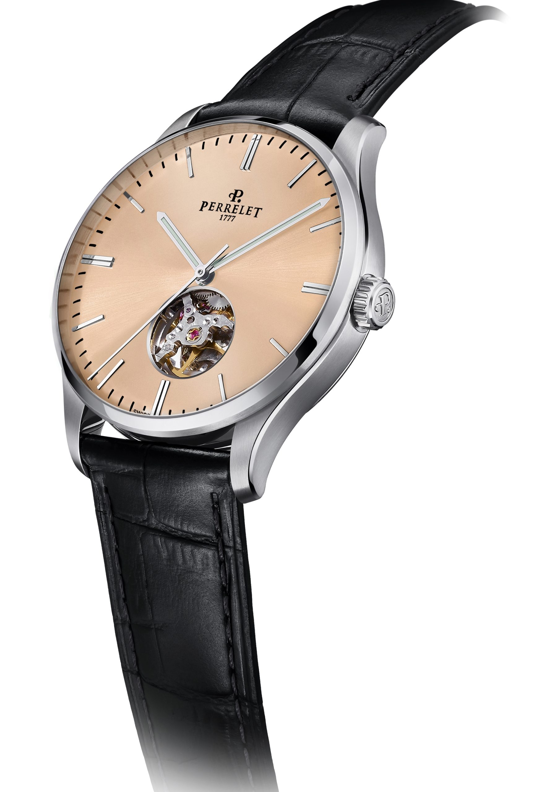 Perrelet Weekend Open Heart Salmon A1302/E 3