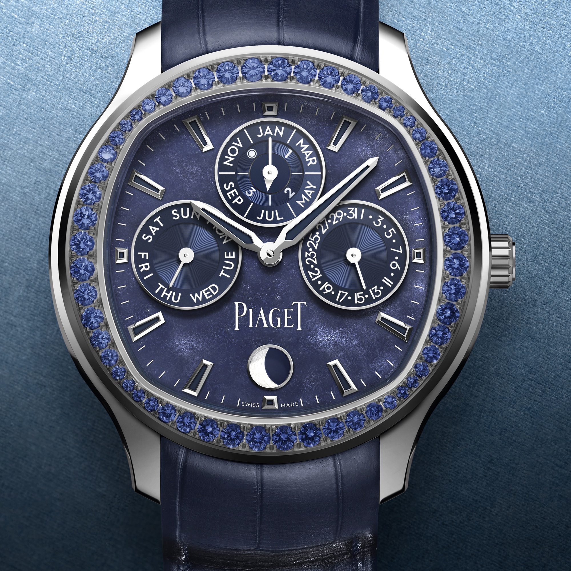 Piaget Polo Perpetual Calendar Obsidian G0A48007 3
