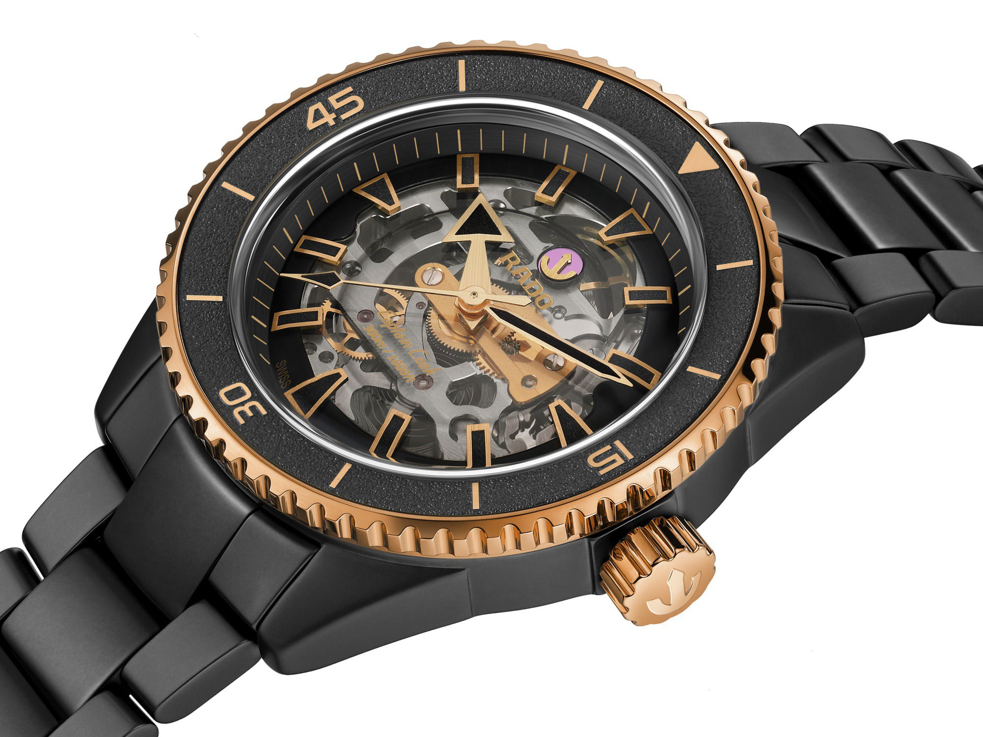 IMG_9086 Rado Captain Cook High-Tech Ceramic Skeleton R32192152 3