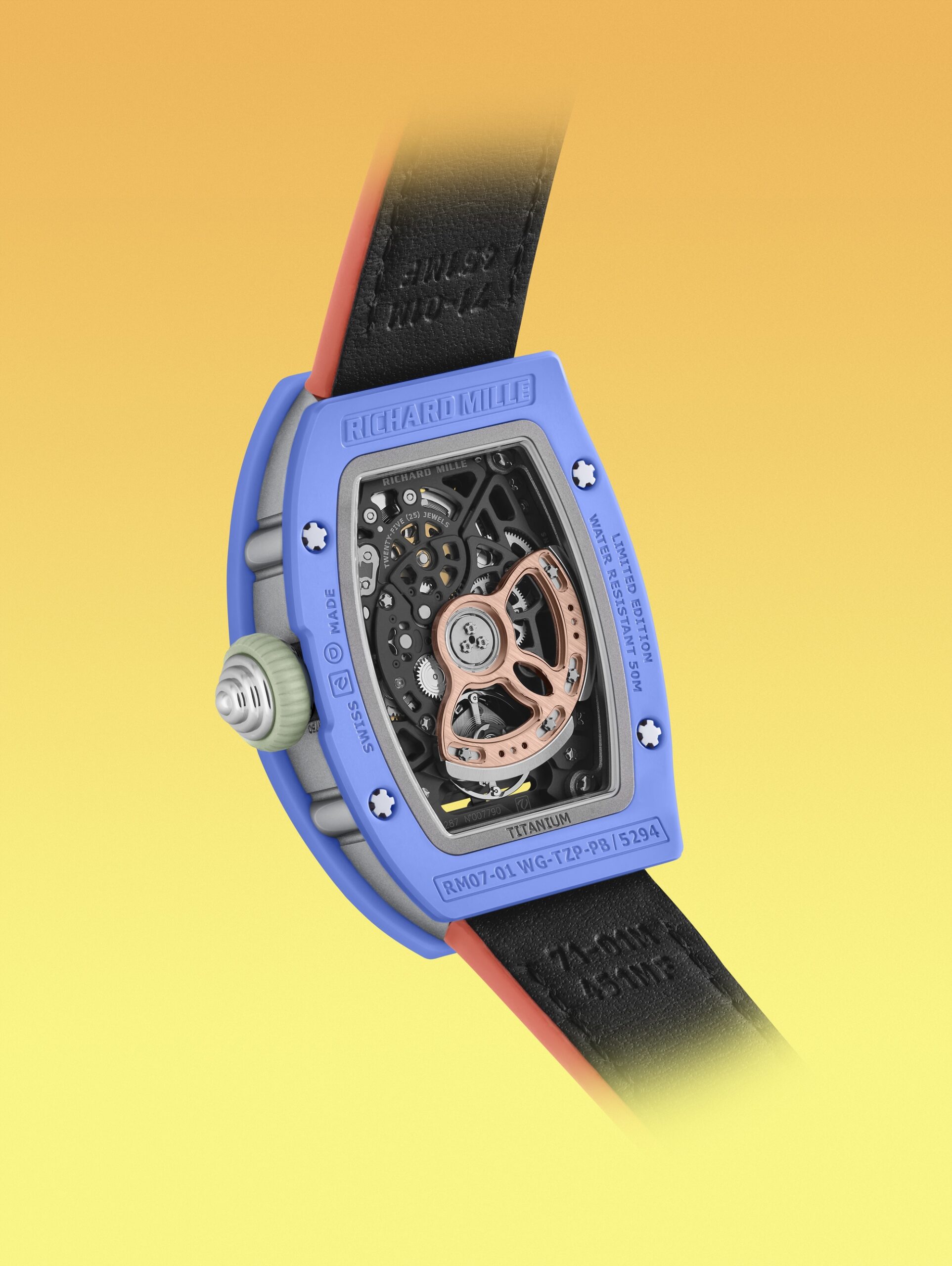 Richard Mille RM 07-01 Automatic Winding Coloured Ceramics Powder Blue rm-07-01 3