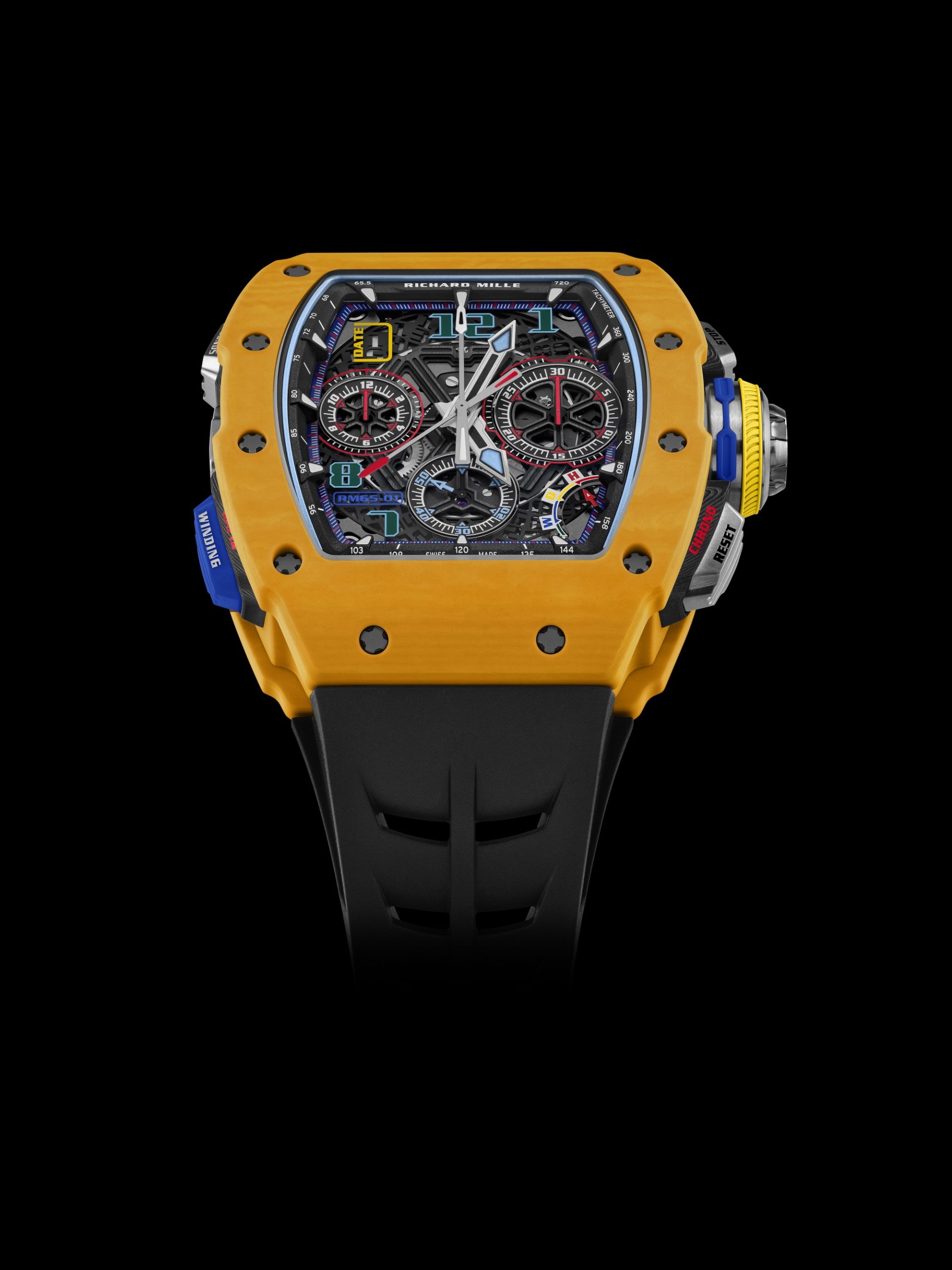 Richard Mille RM 65-01 Automatic Split-Seconds Chronograph Dark Yellow Quartz TPT? Limited Edition rm-65-01 3