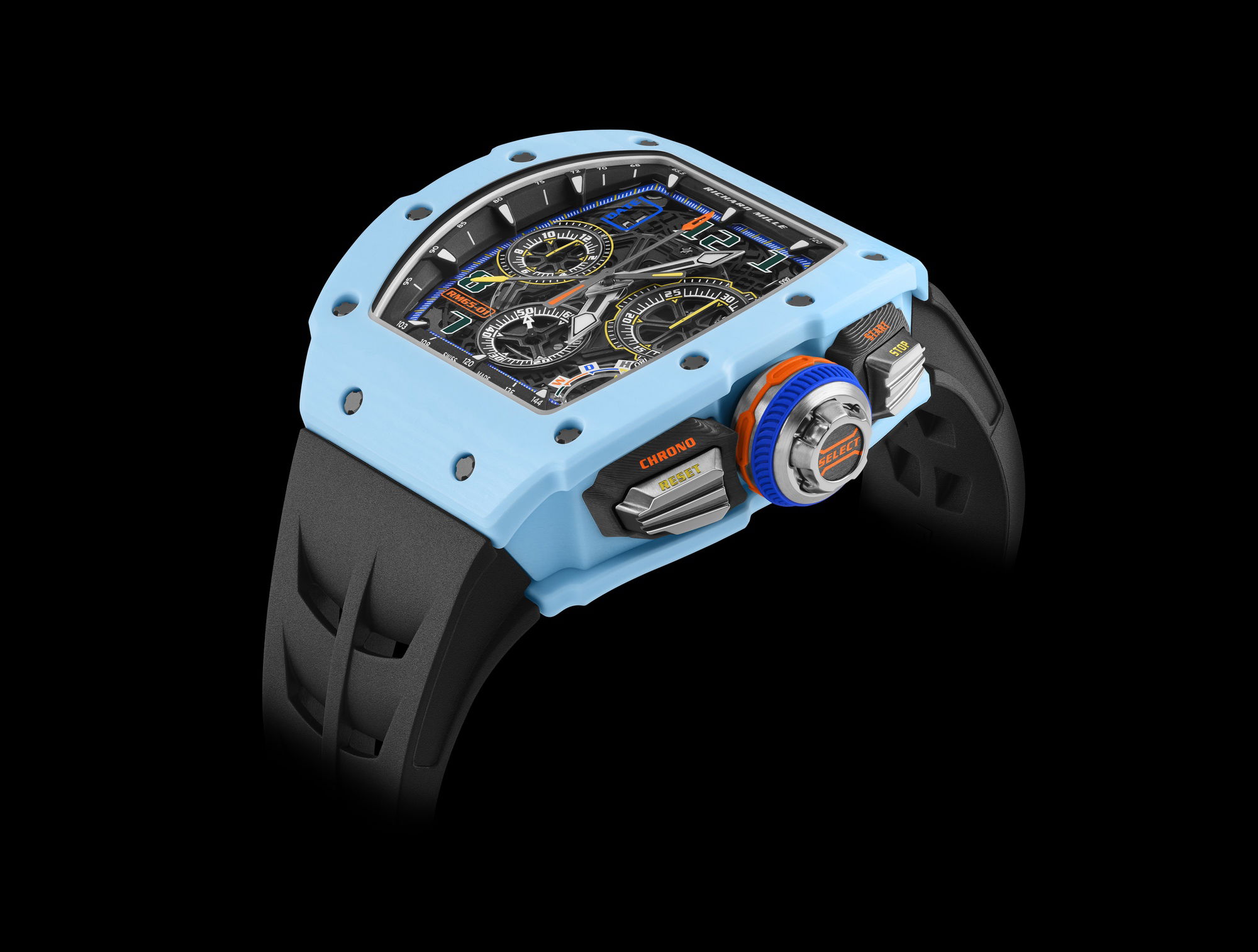 Richard Mille RM 65-01 Automatic Split-Seconds Chronograph Pastek Blue Quartz TPT? rm-65-01 3