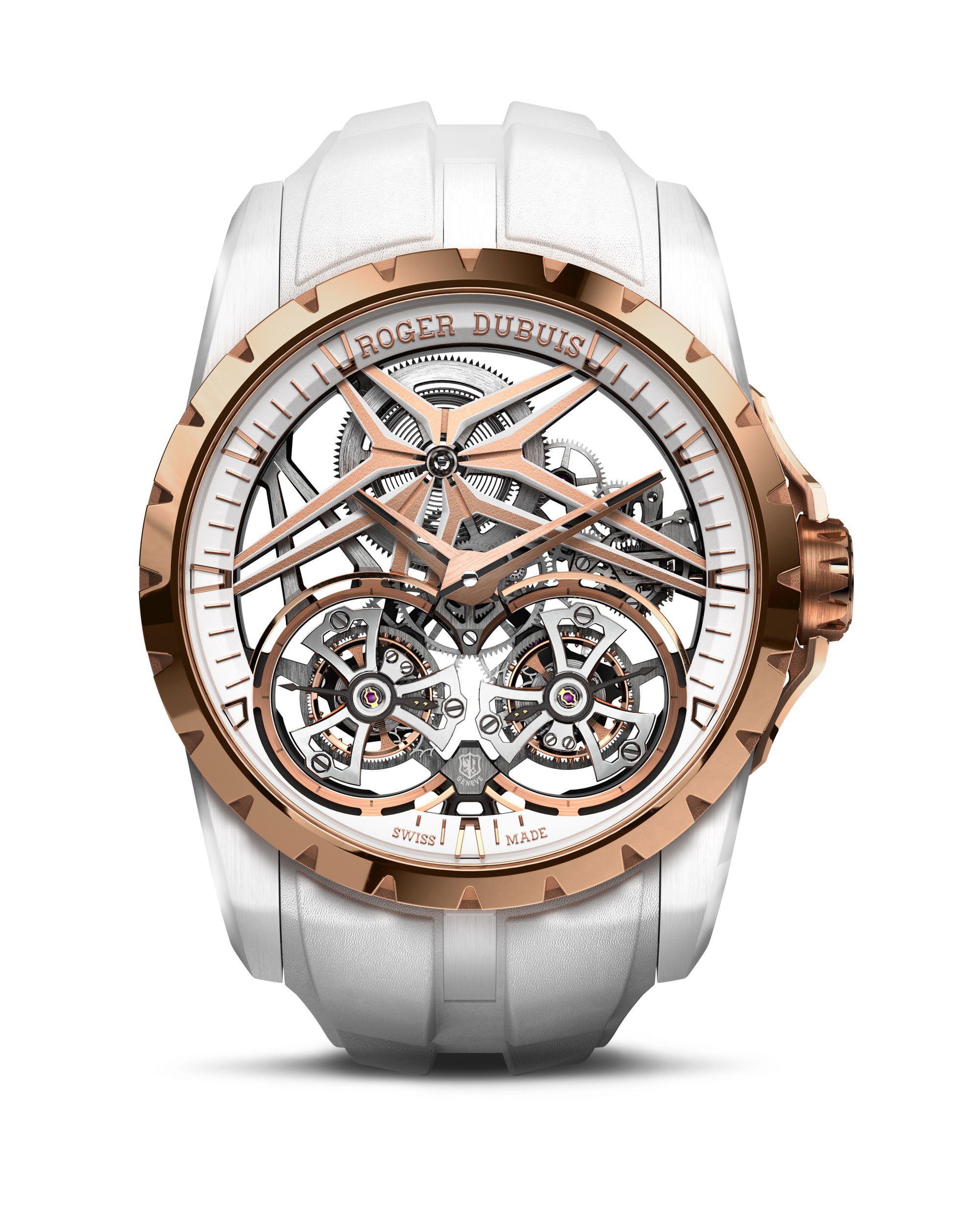 IMG_9086 Roger Dubuis Excalibur Double Tourbillon Edition White Ceramic RDDBEX0952 3