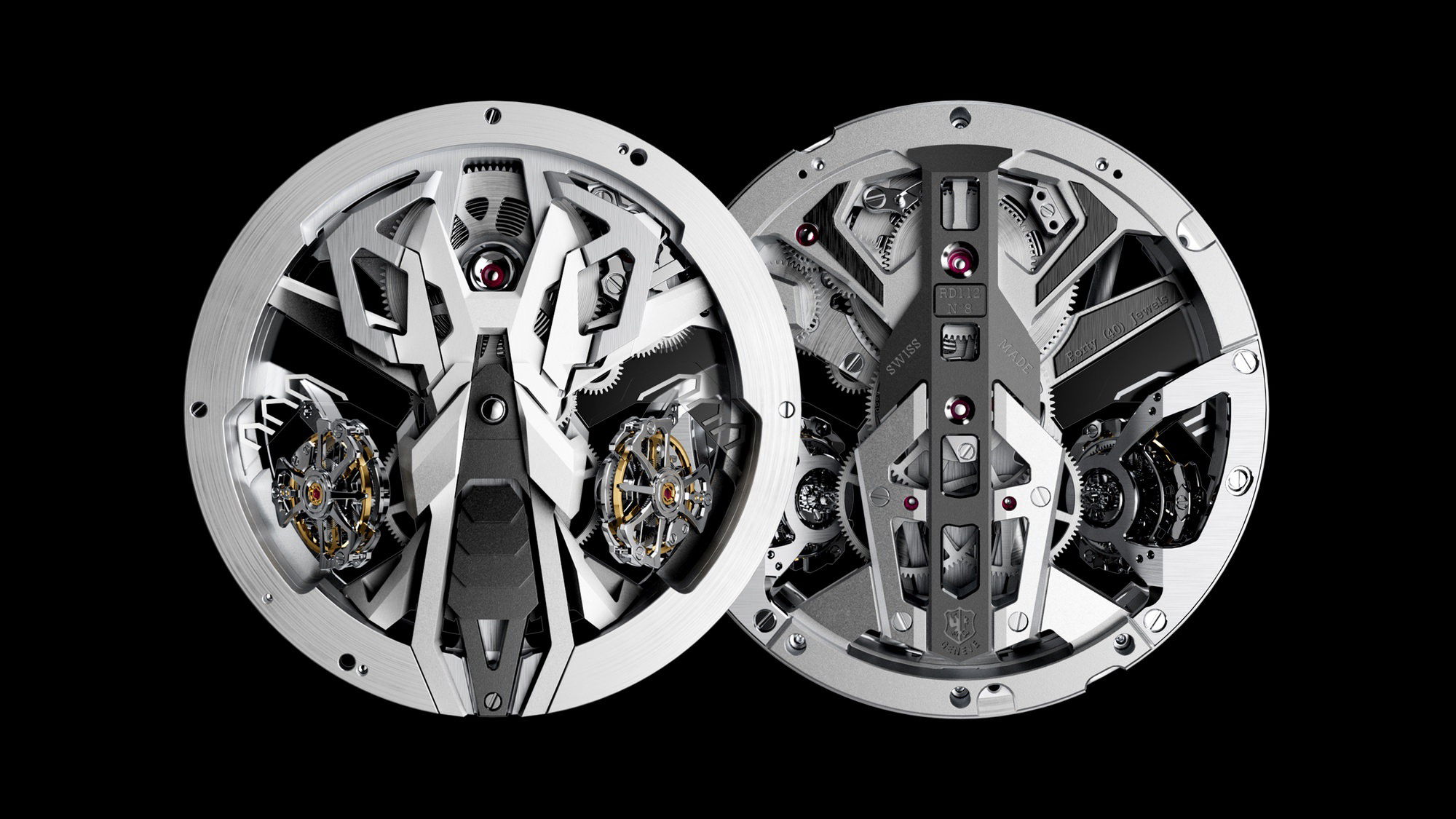 Roger Dubuis Excalibur Spider Countach White Mineral Composite Fiber RDDBEX0988 3