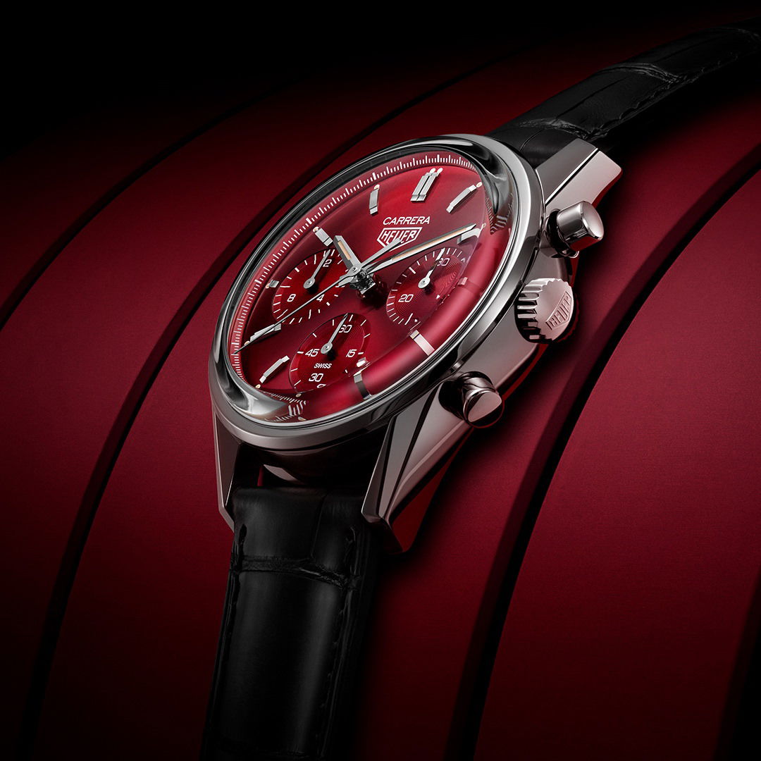 IMG_9086 TAG Heuer Carrera Red Dial Limited Edition CBK221G.FC6479 3