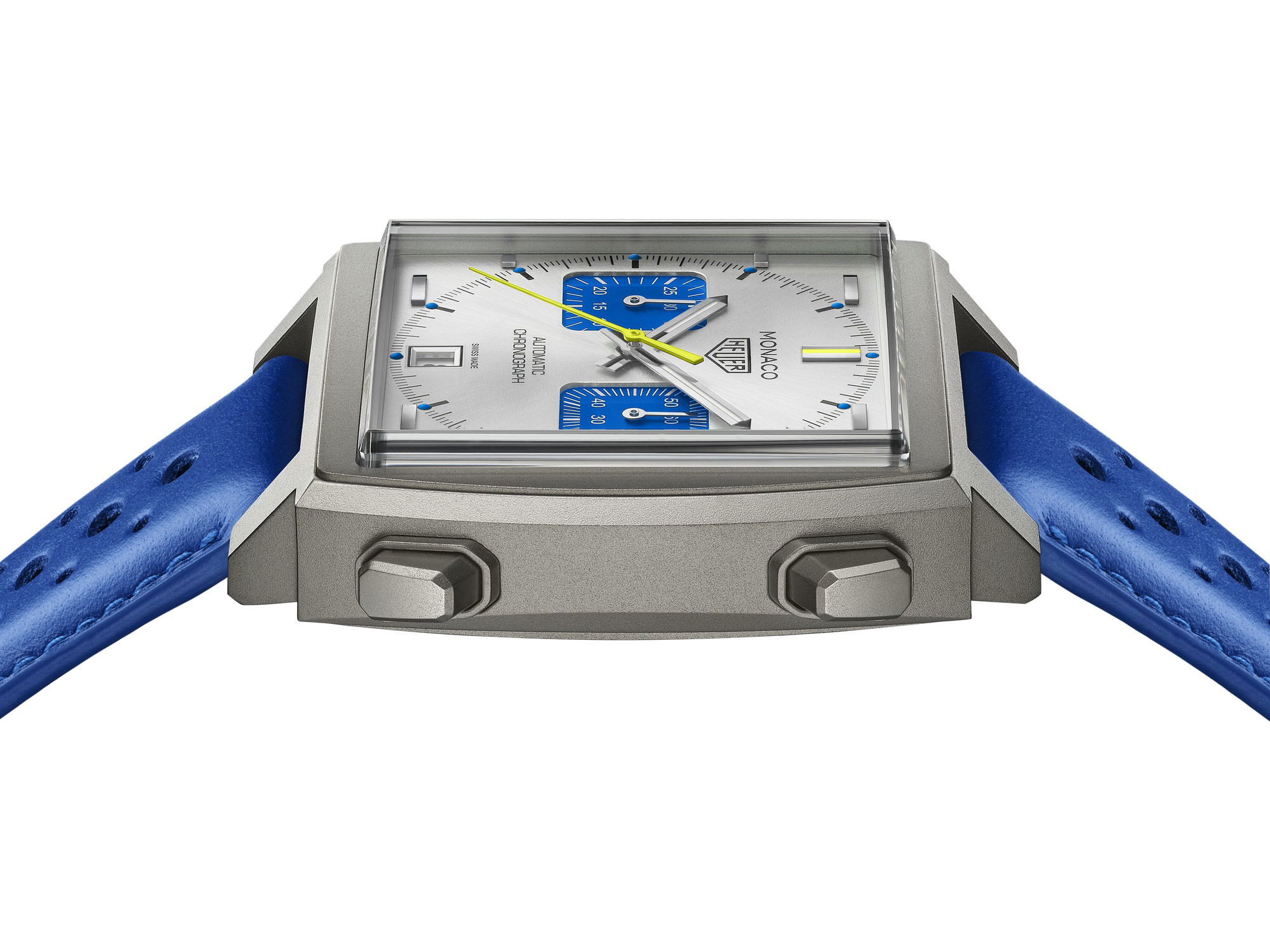 IMG_9086 TAG Heuer Monaco Chronograph Racing Blue CAW218C.FC6548 3