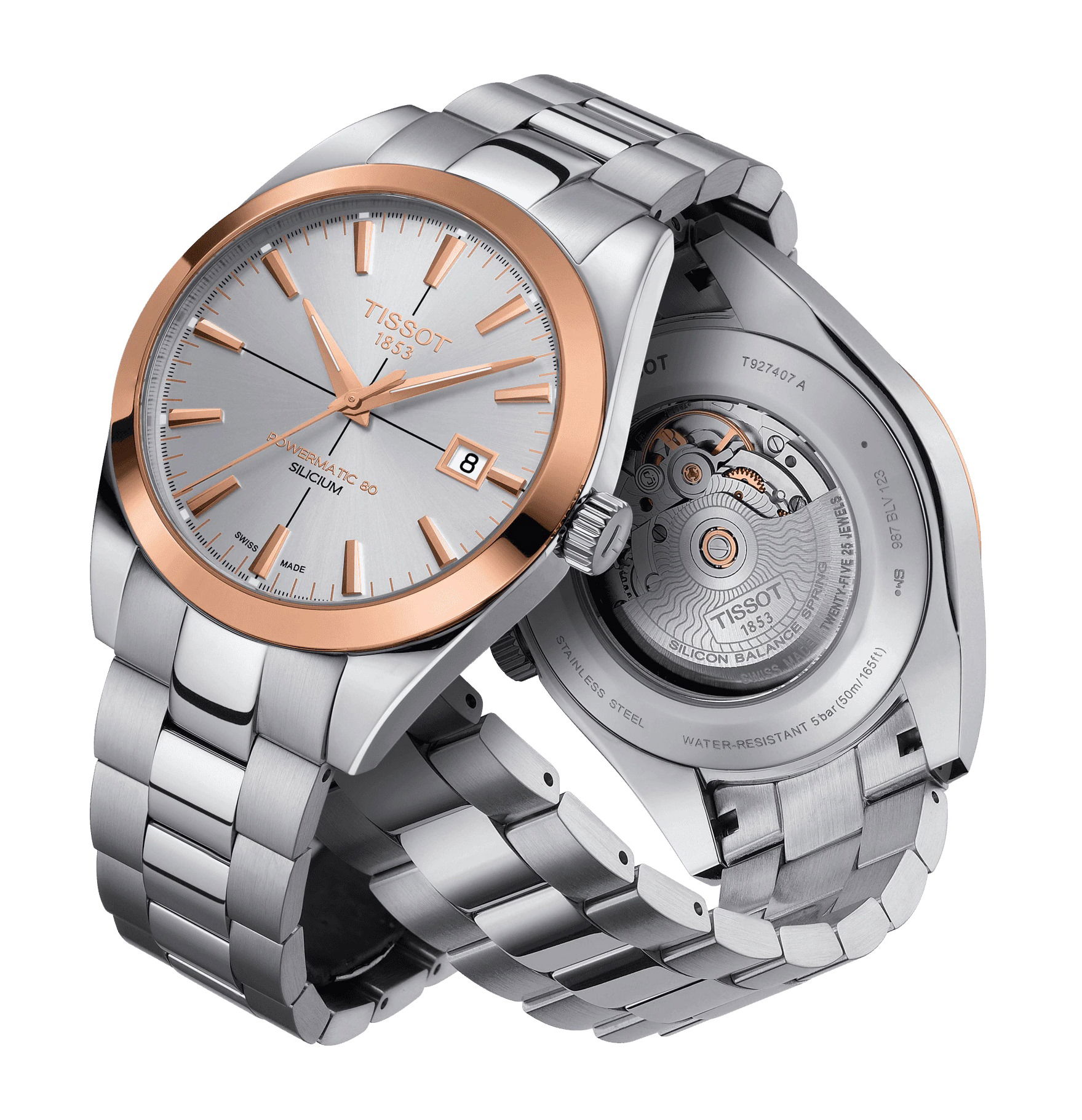 IMG_9086 Tissot Gentleman Powermatic 80 Silicium Solid 18K Gold bezel T927.407.41.031.00 3