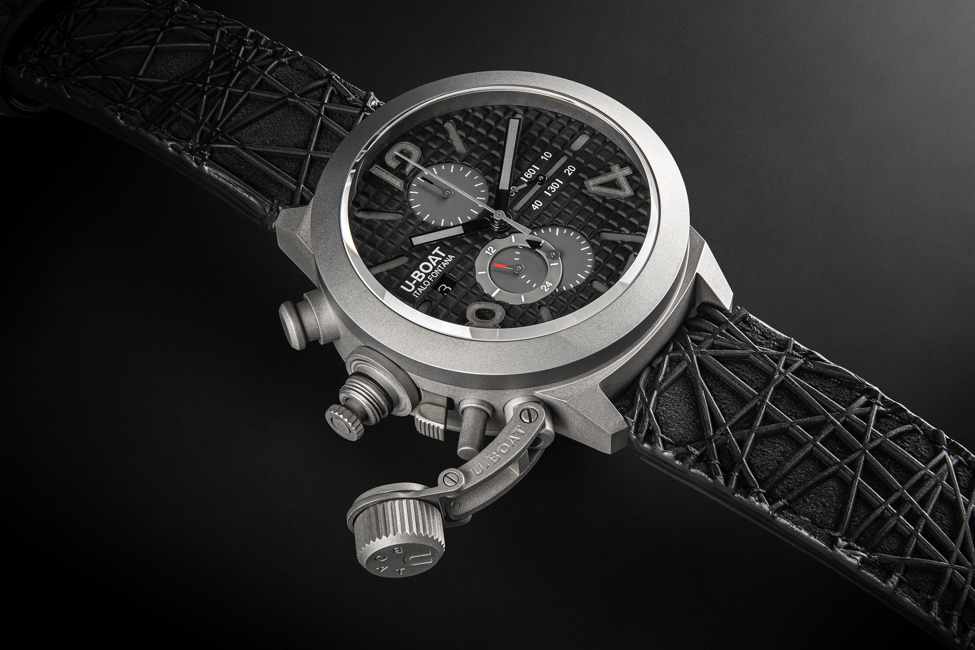 IMG_9086 U-Boat Classico 45 Titanium Tungsten Black 3004 3