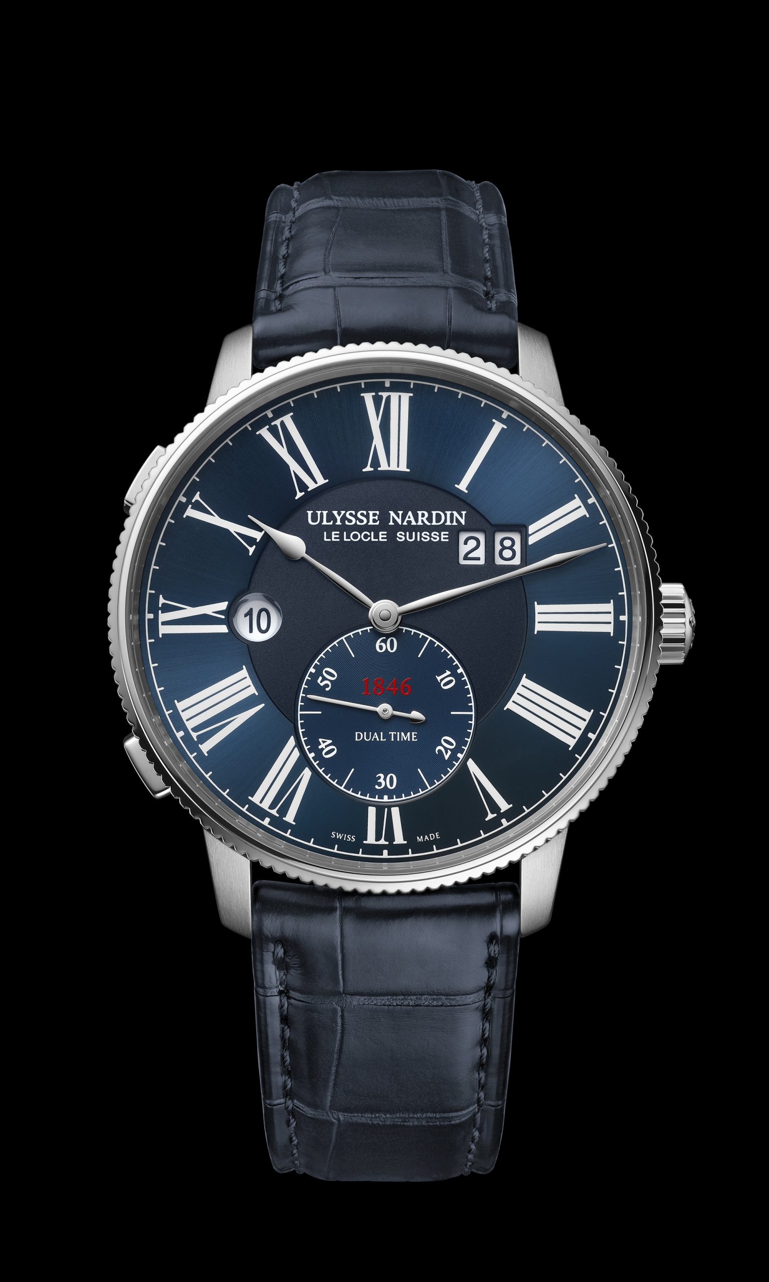 IMG_9086 Ulysse Nardin Marine Torpilleur Dual Time 3343-320-3A/1A 3