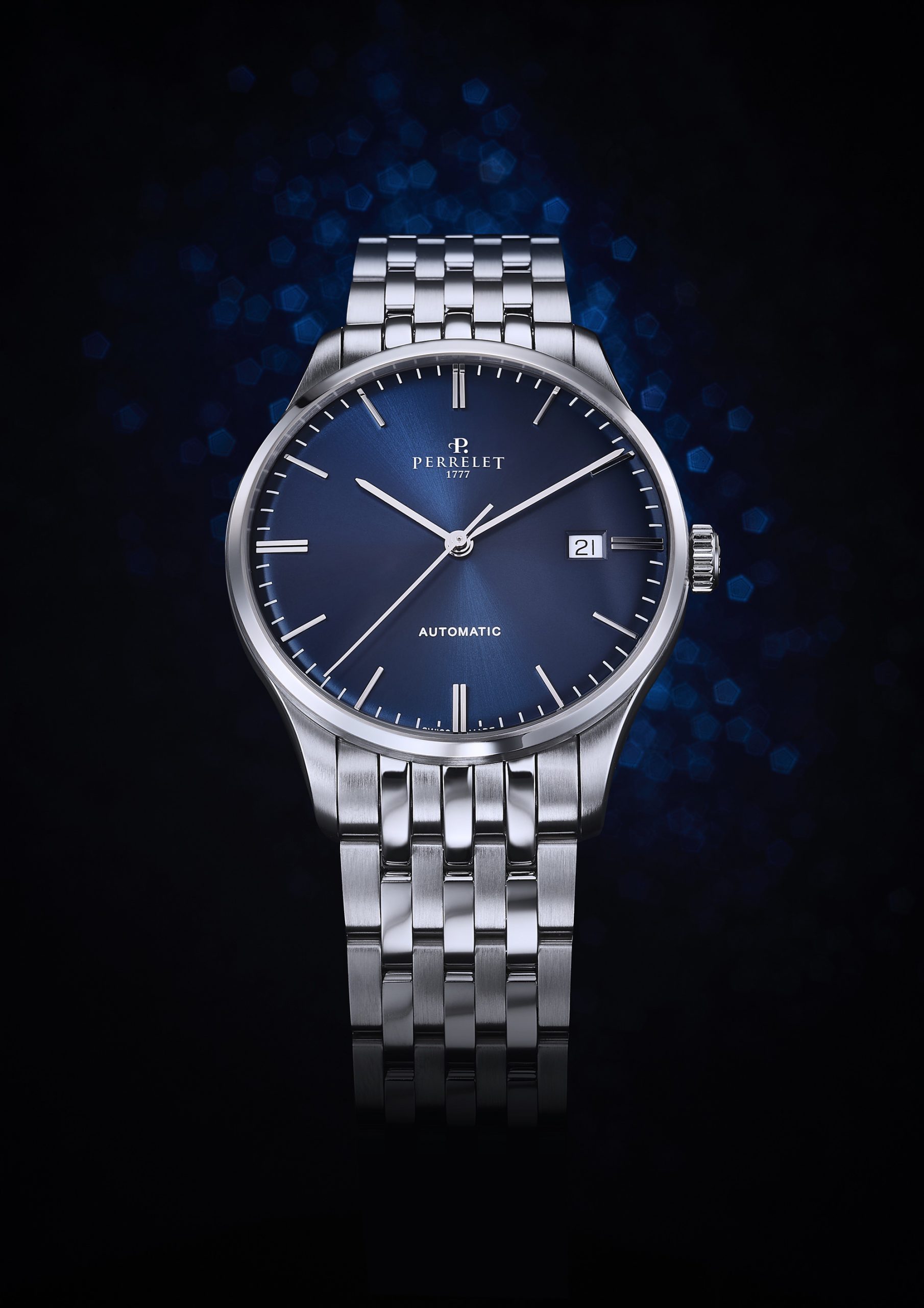 IMG_9086 Perrelet Weekend 3 Hands Blue A1300/8 3