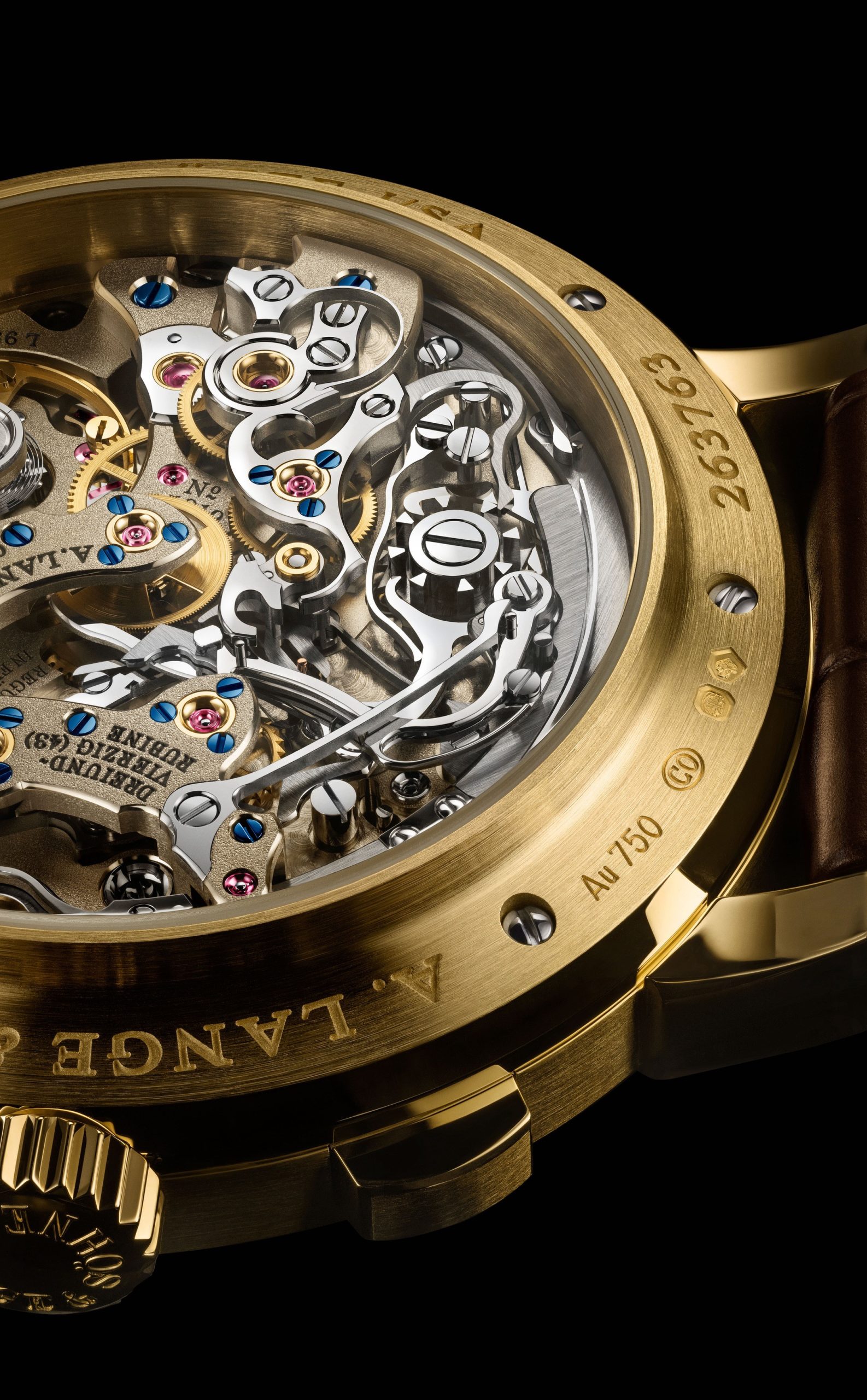 A.Lange & Sohne Datograph Handwerkskunst 405.048F Replica 4