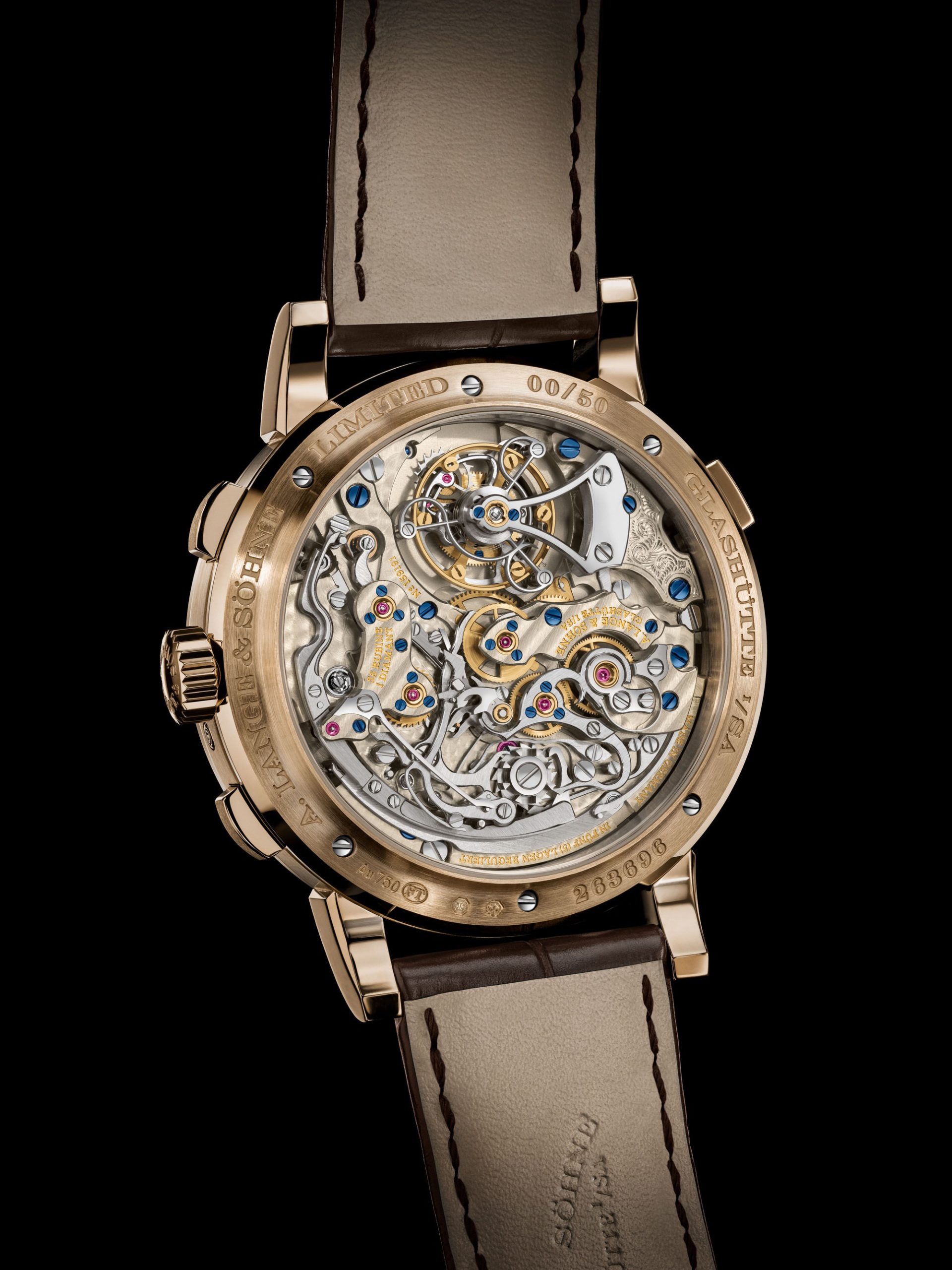 IMG_9081 A.Lange & Sohne Datograph Perpetual Tourbillon Honeygold “Lumen” 740.055FE Replica 4