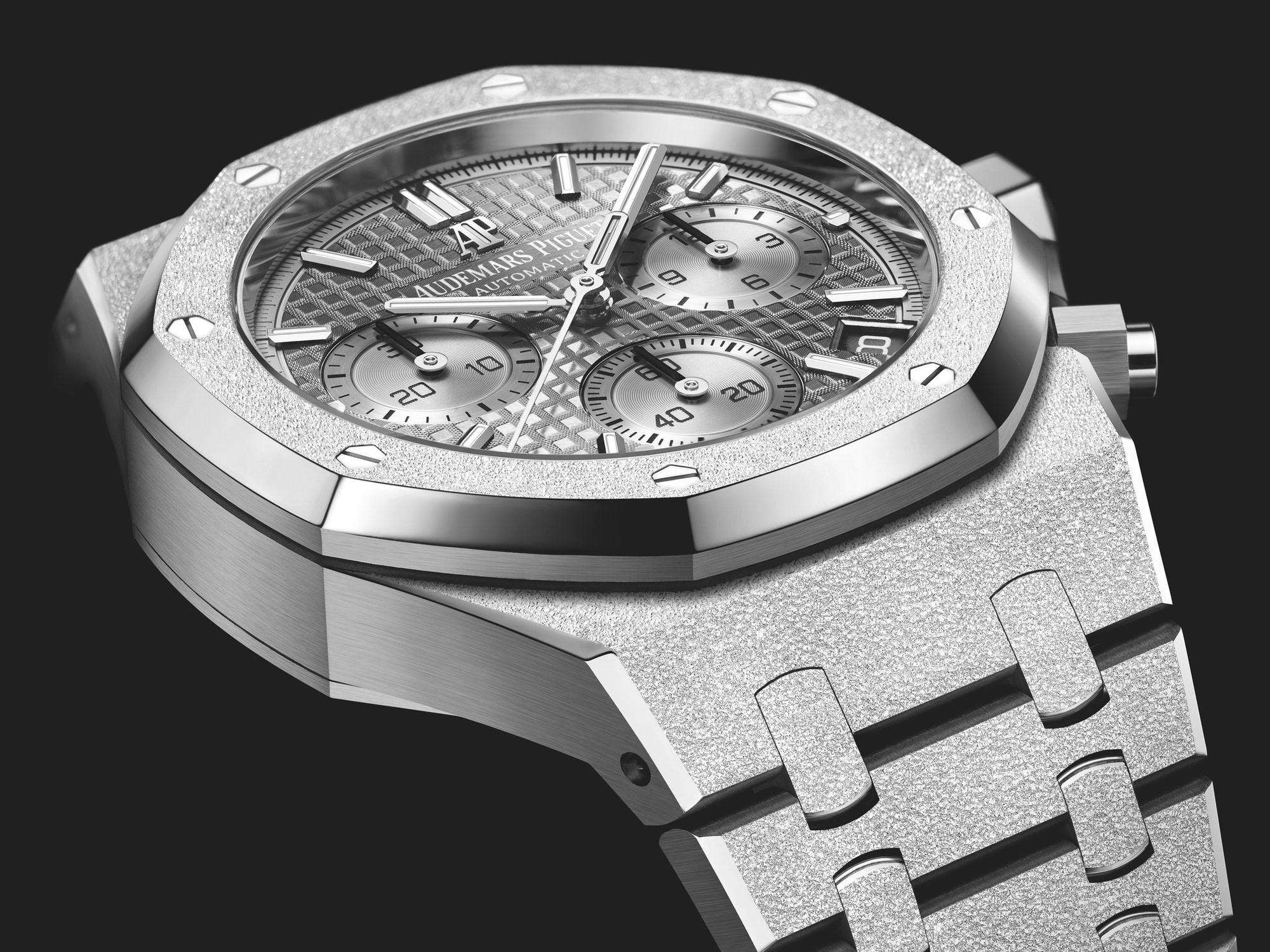 Audemars Piguet Royal Oak Frosted Gold Selfwinding Chronograph 26239BC.GG.1224BC.01 Replica 4