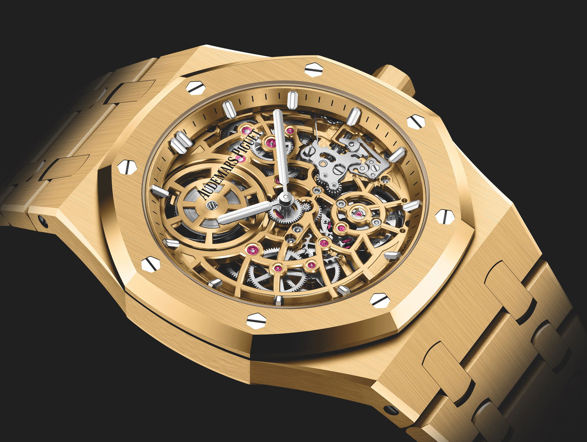 Audemars Piguet Royal Oak Jumbo Extra-Thin Openworked 16204BA.OO.1240BA.01 Replica 4