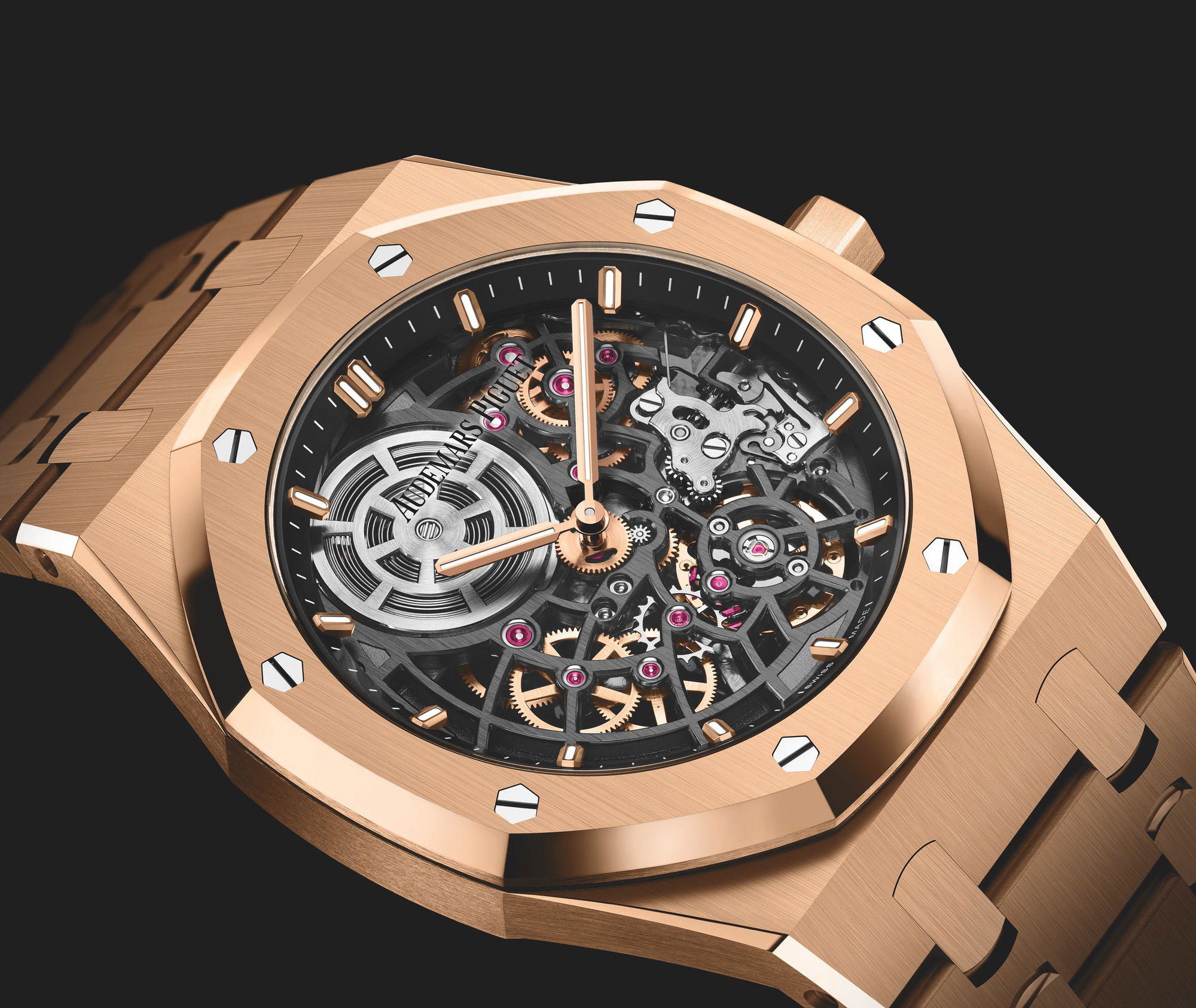 Audemars Piguet Royal Oak Jumbo Extra-Thin Openworked 16204OR.OO.1240OR.01 Replica 4