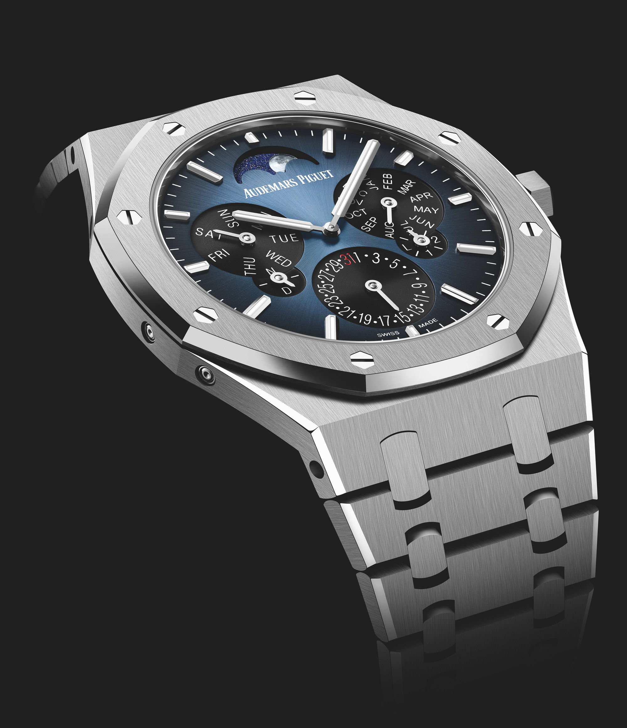 Audemars Piguet Royal Oak Perpetual Calendar Ultra-Thin 26586TI.OO.1240TI.01 Replica 4