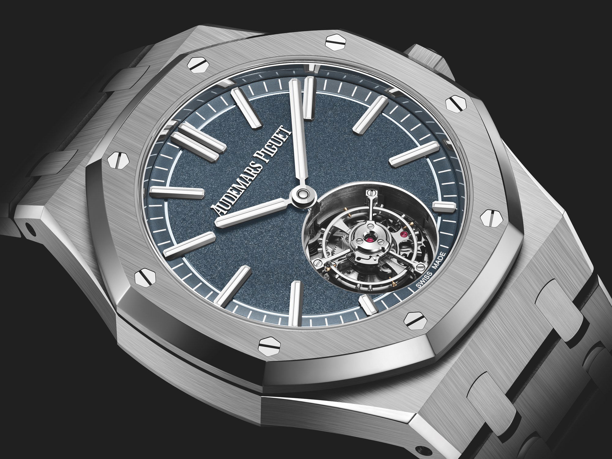 Audemars Piguet Royal Oak Selfwinding Flying Tourbillon 26730TI.OO.1320TI.01 Replica 4