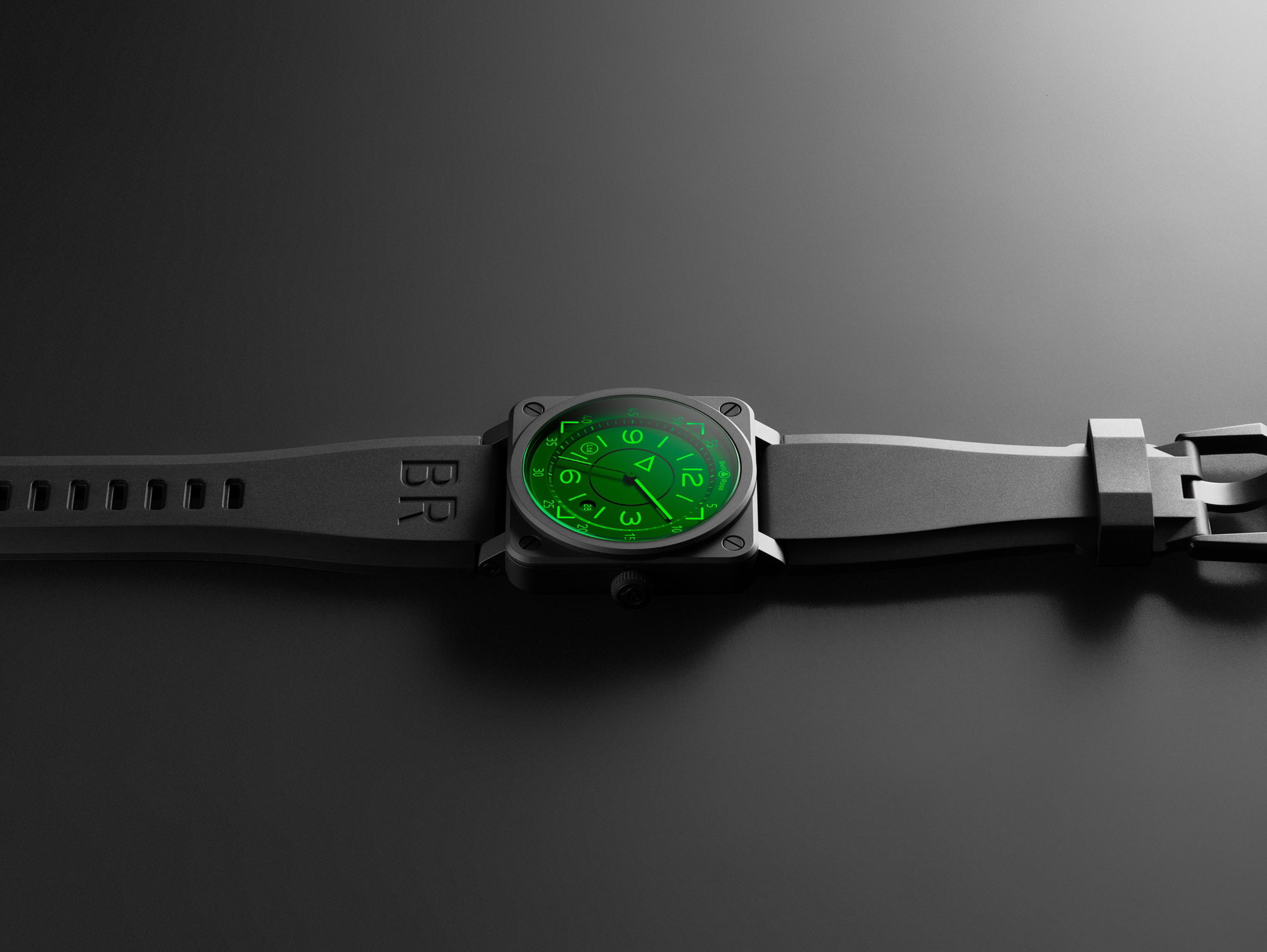 IMG_9081 Bell & Ross BR 03-92 HUD BR0392-HUD-CE/SRB Replica 4