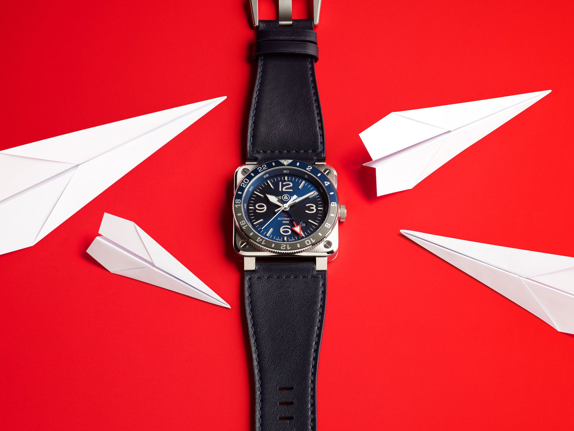 IMG_9081 Bell & Ross BR 03-93 GMT Blue BR0393-BLU-ST/SCA Replica 4