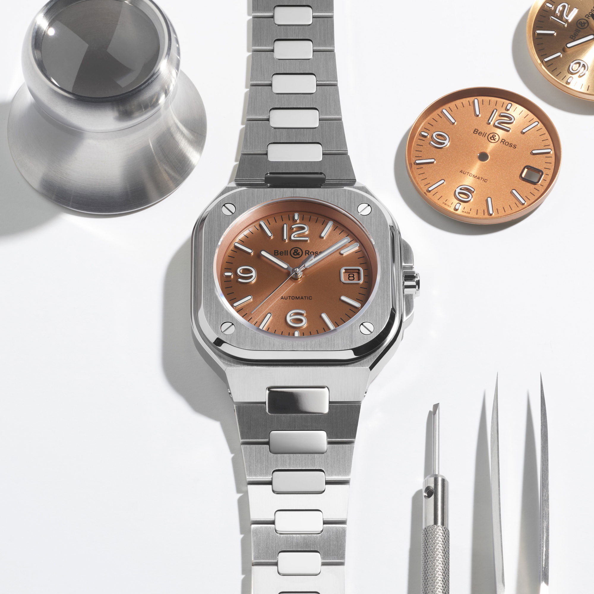 IMG_9081 Bell & Ross BR 05 Copper Brown BR05A-BR-ST/SST Replica 4