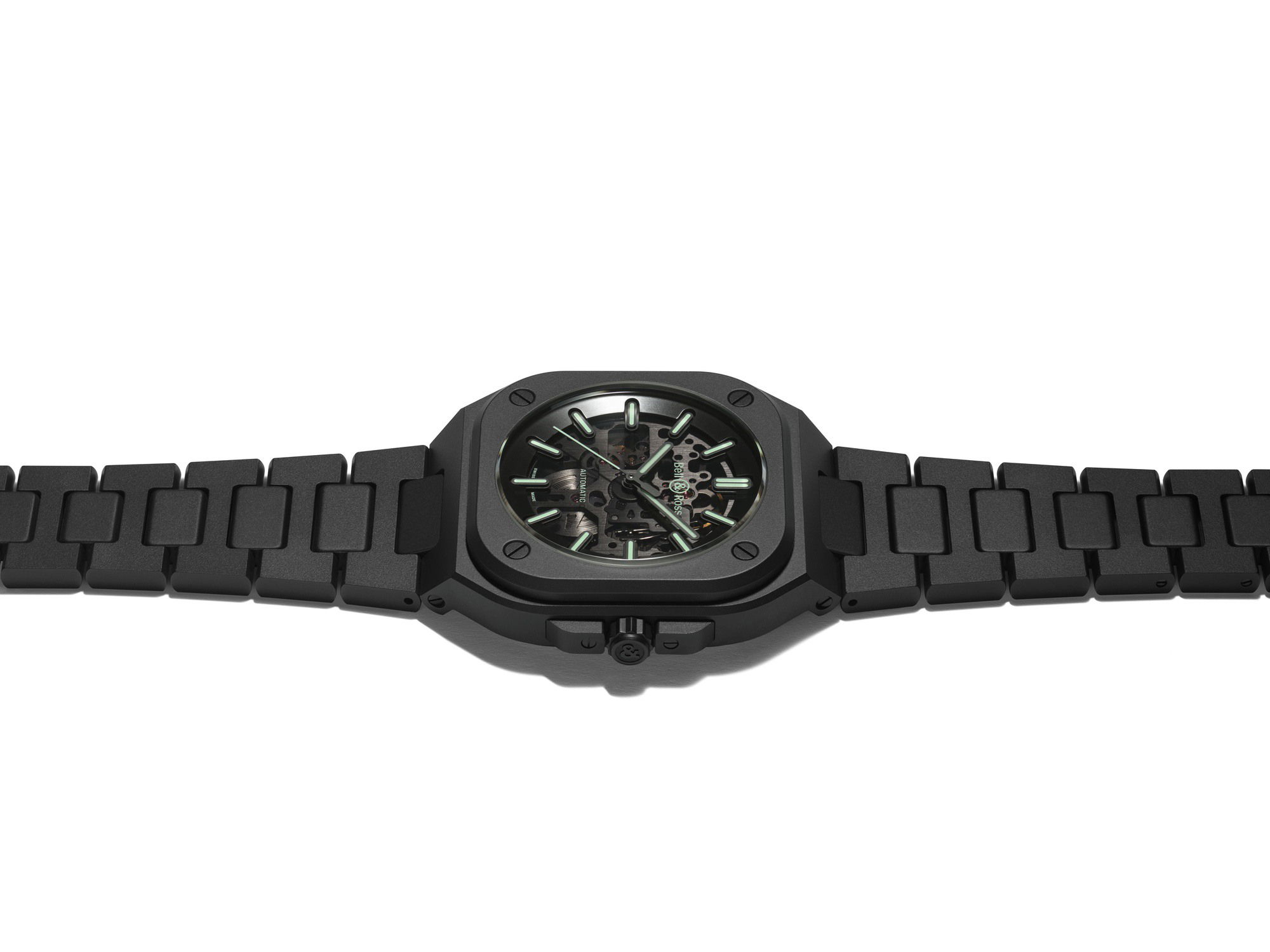 IMG_9081 Bell & Ross BR 05 Skeleton Black Lum Ceramic BR05A-BLM-SKCE/SCE Replica 4