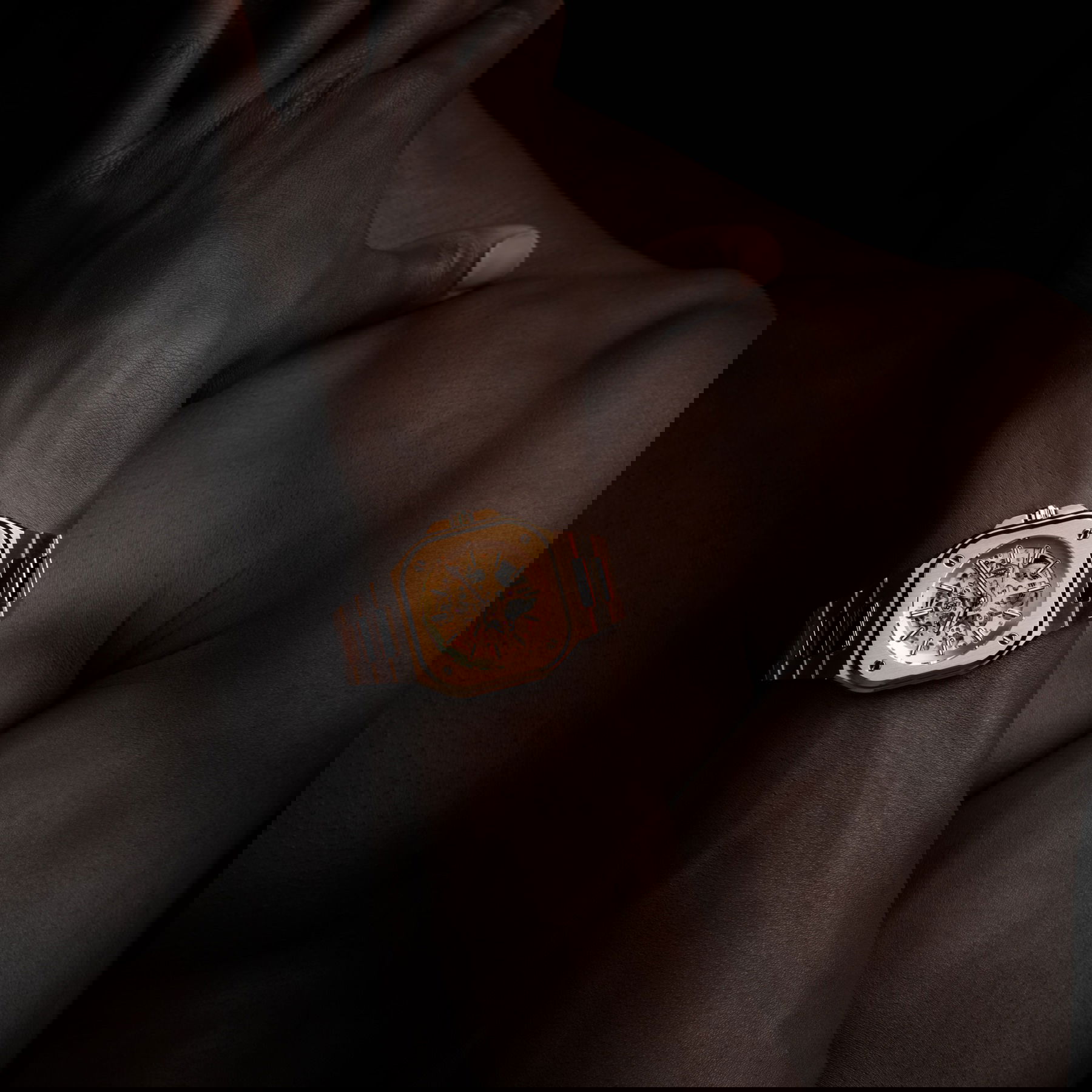 IMG_9081 Bell & Ross BR 05 Skeleton Gold BR05A-PG-SK-PG Replica 4