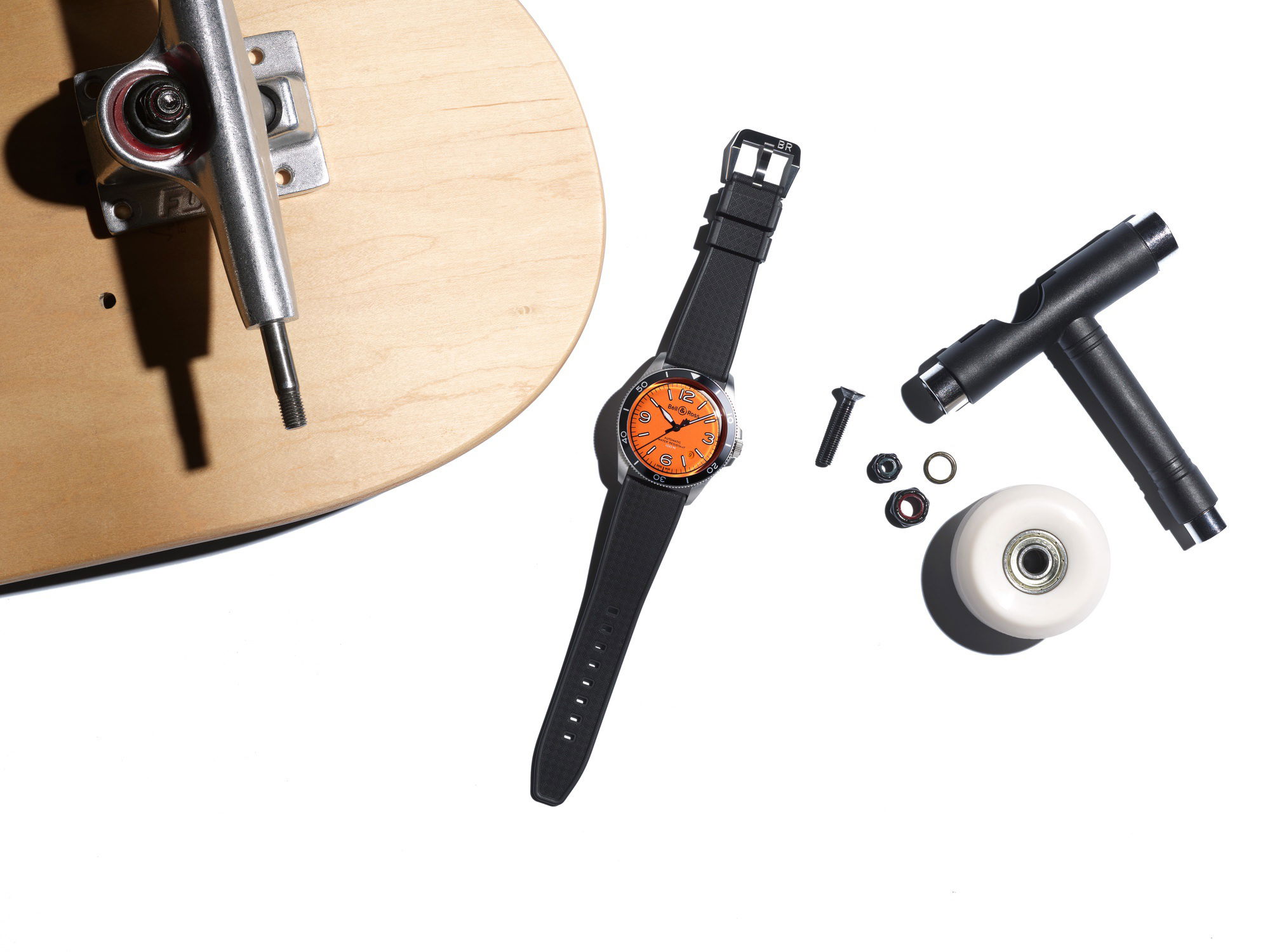 Bell & Ross BR V2-92 ORANGE BRV292-O-ST/SRB Replica 4