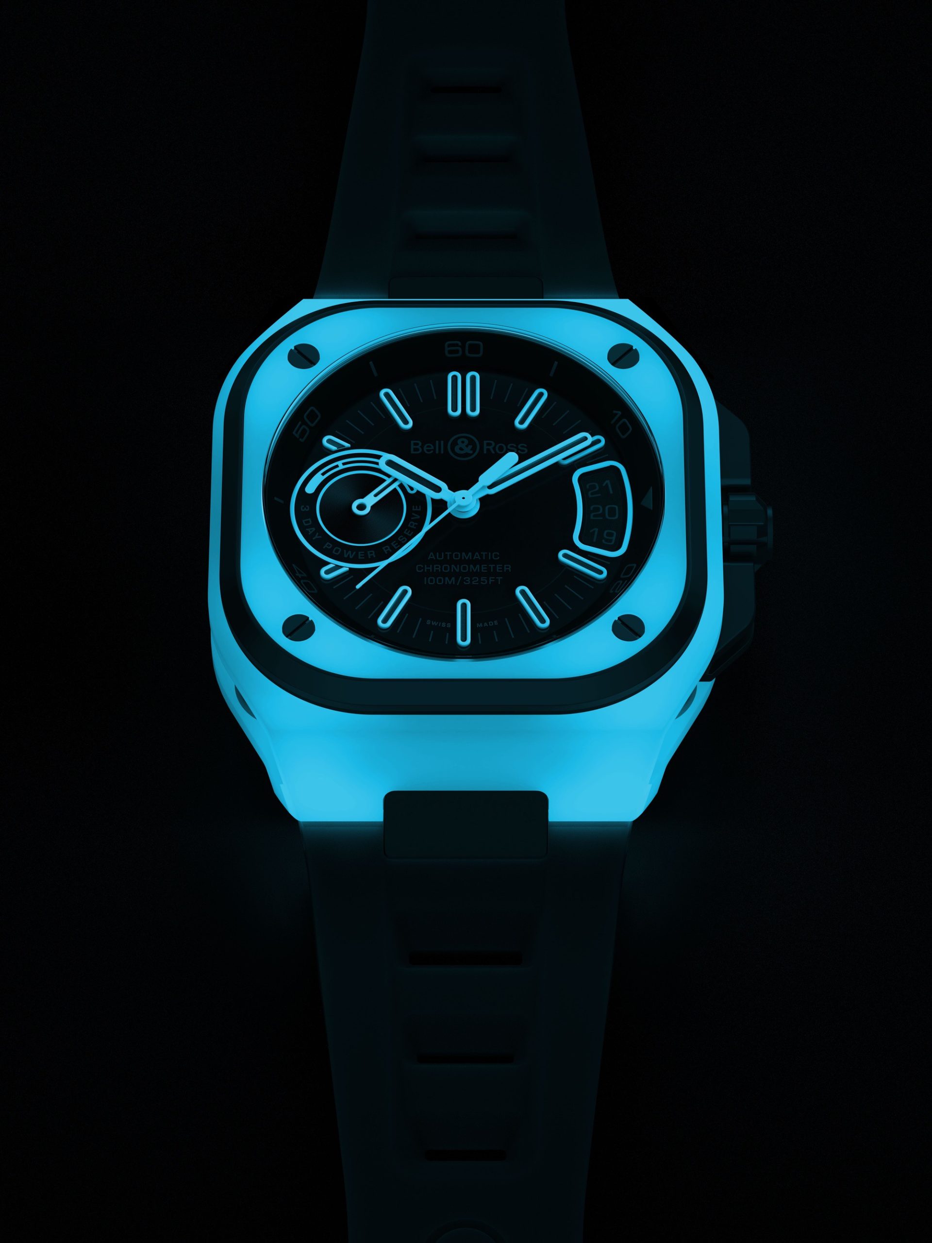 Bell & Ross BR-X5 Blue Lum BRX5R-BLUM-TC/SRB Replica 4